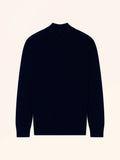 NEPTUNO Pullover Truckerkragen Marineblau