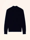 MERCURIO Gilet Zippé Col Camionneur 6 Fils Bleu Marine