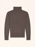 BACO Pullover Rollkragen 4-fädig Taupe meliert