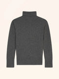BACO pull col roulé 4 fils anthracite chiné