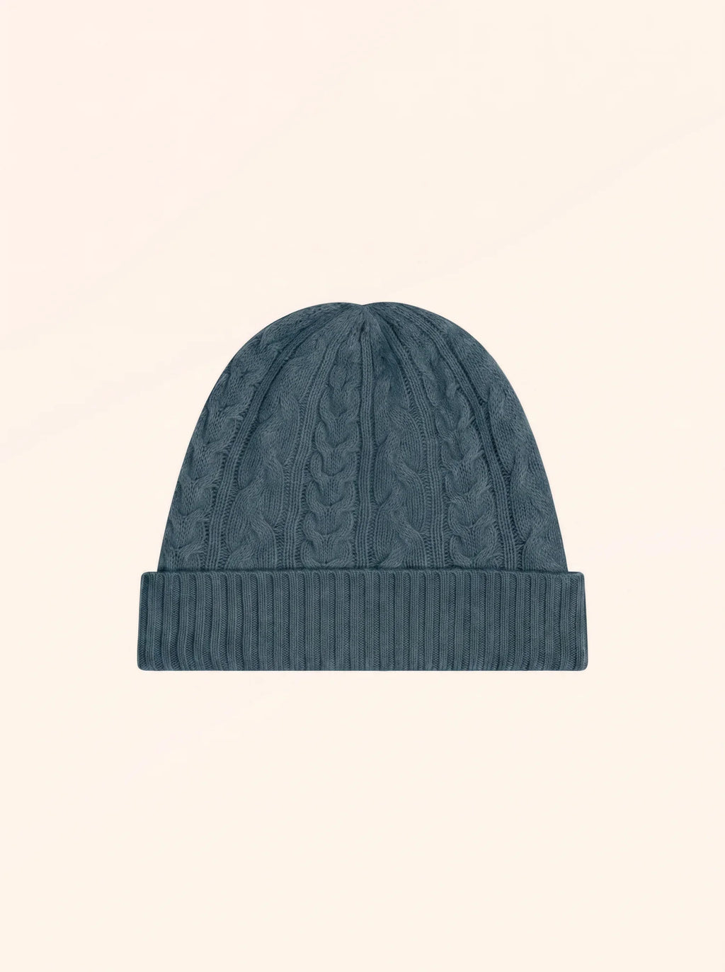 CLEO Bonnet 4 Fils Vert Canard Chiné