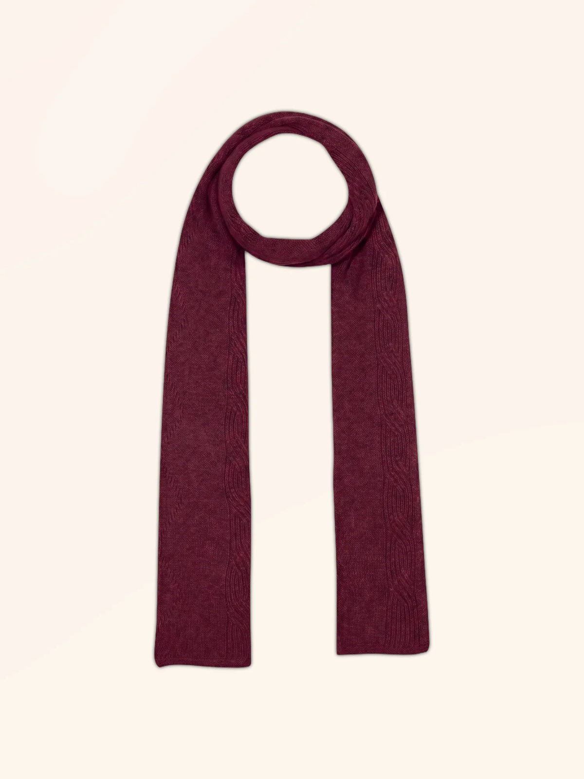 URANO Écharpe 6 Fils Bordeaux