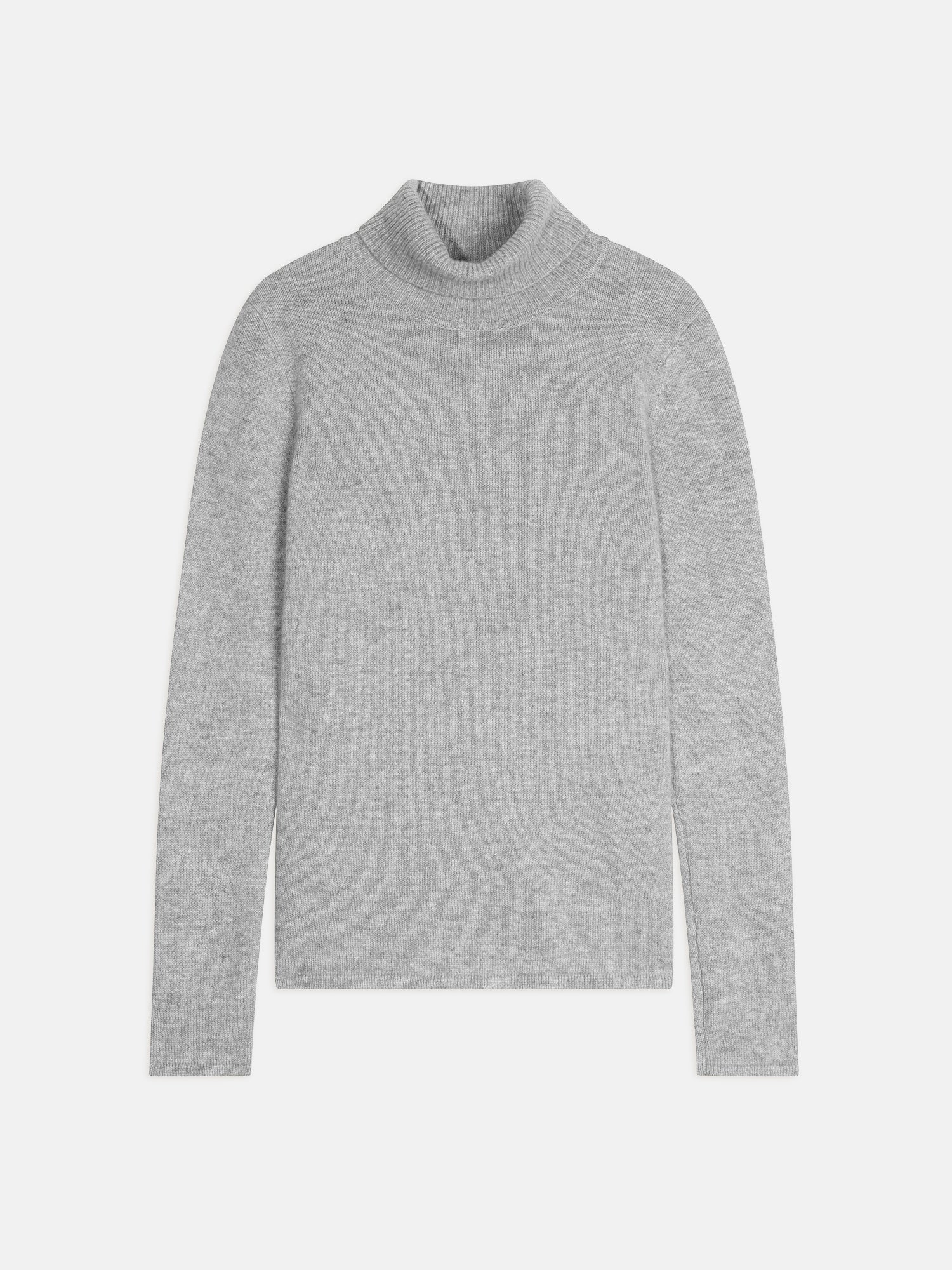 JUNE pull col roulé nuage chiné