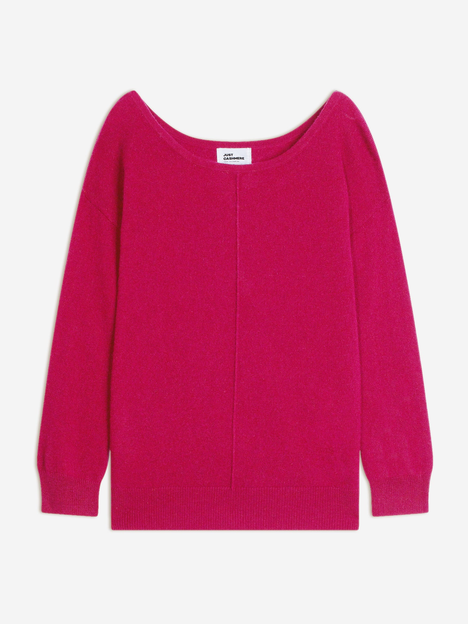 KAREN pull col rond fuchsia