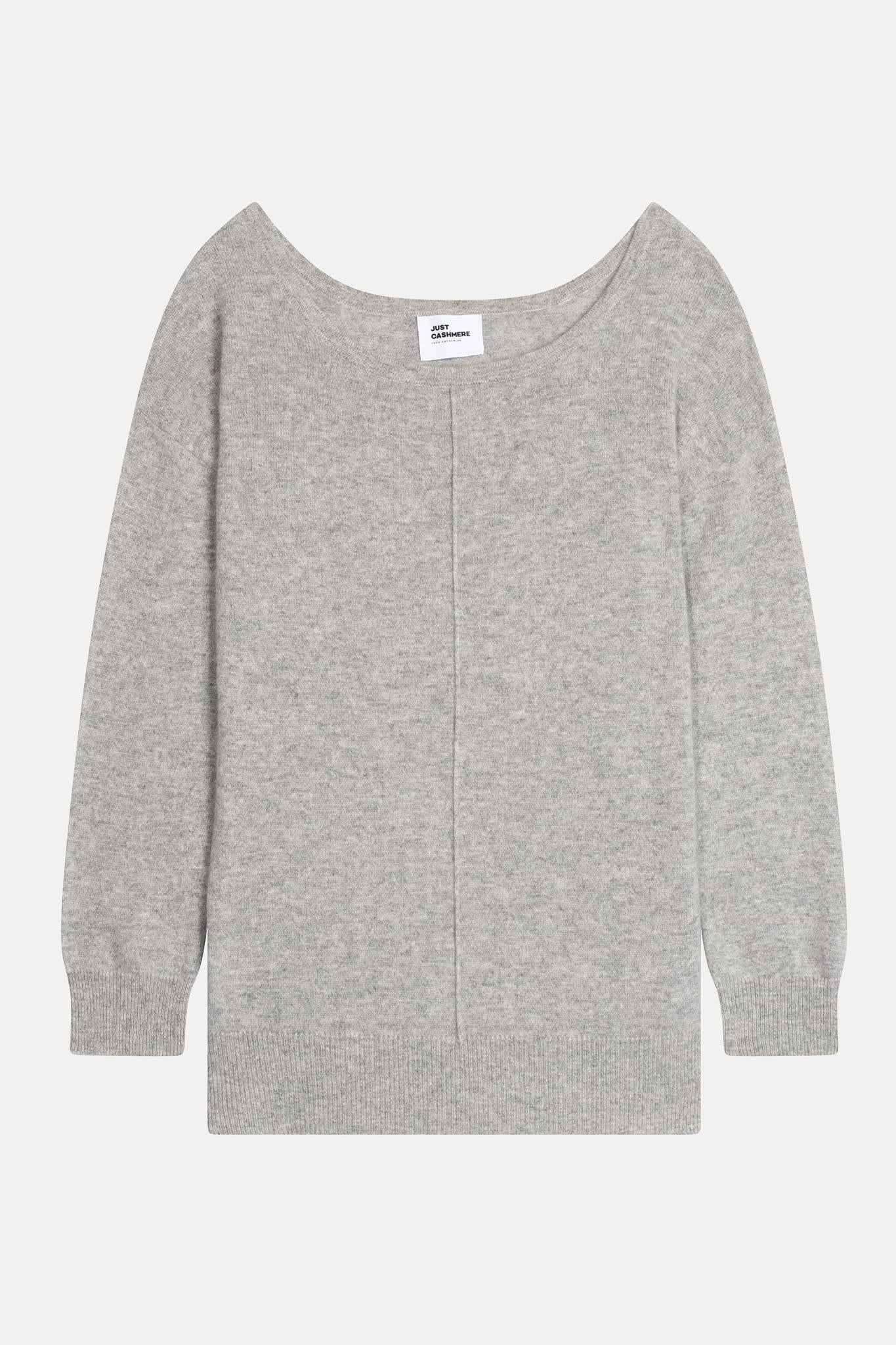 KAREN round-neck sweater nuage chiné