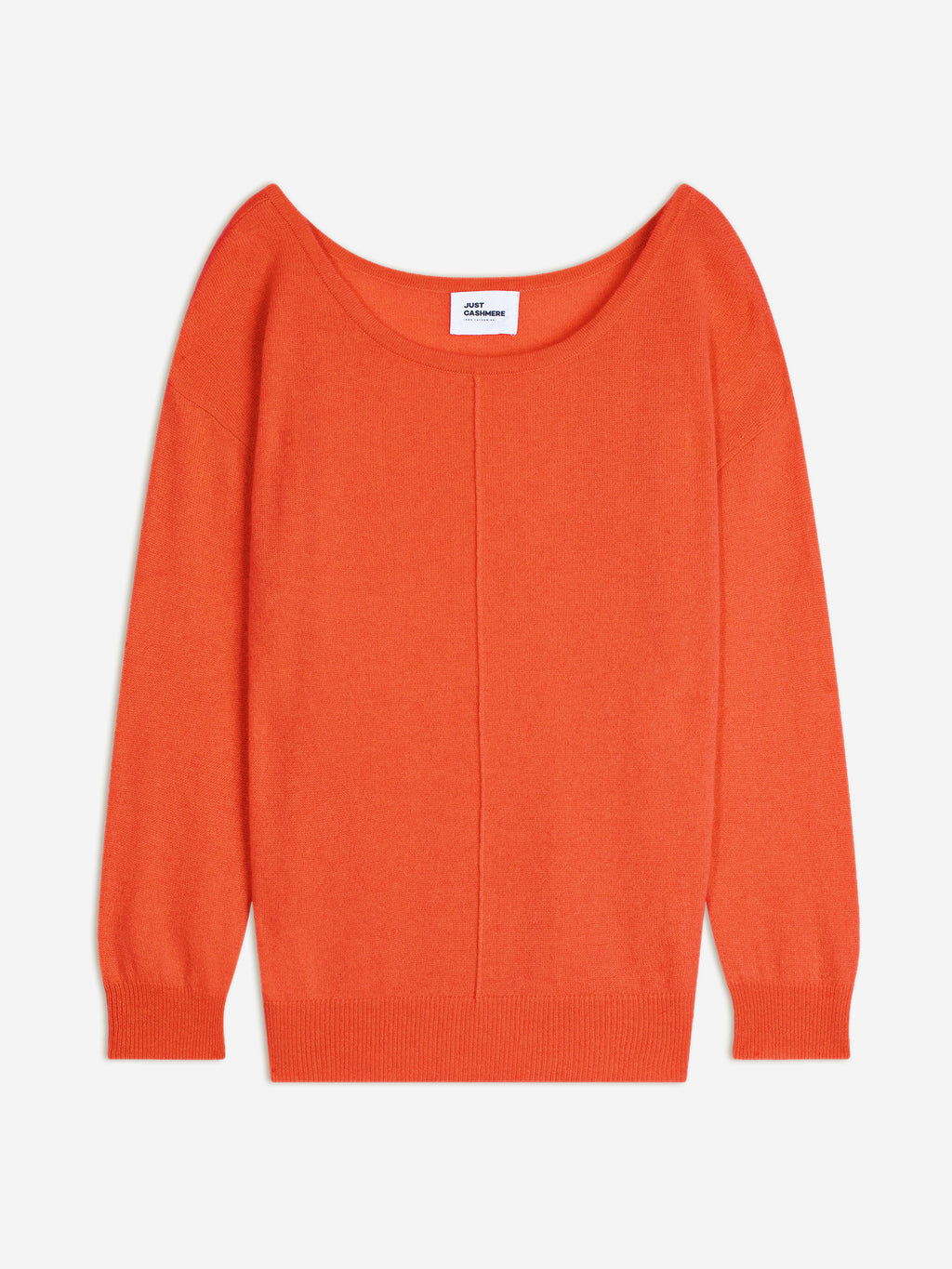 KAREN pull col rond orange