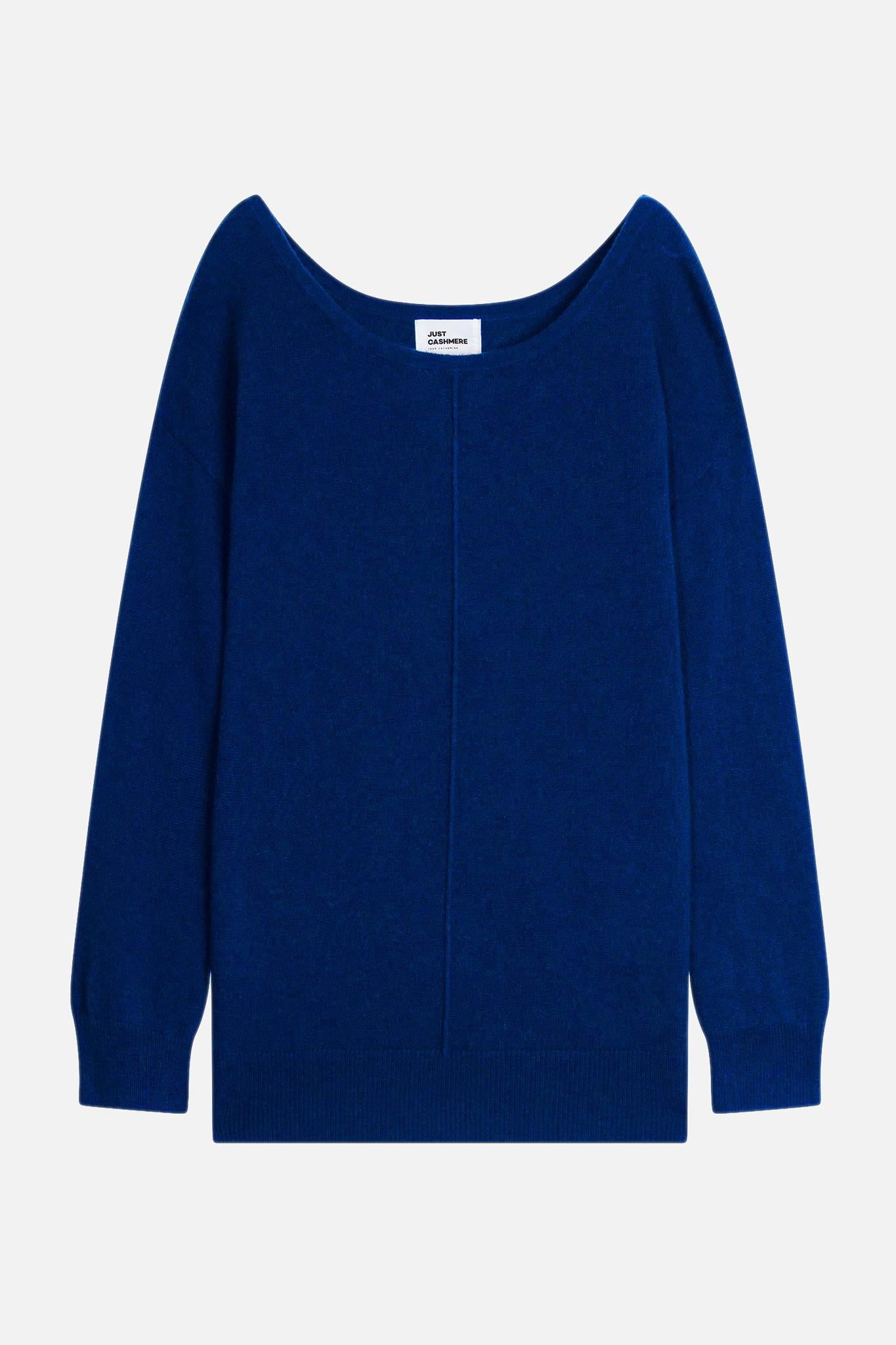 KAREN pull col rond outremer