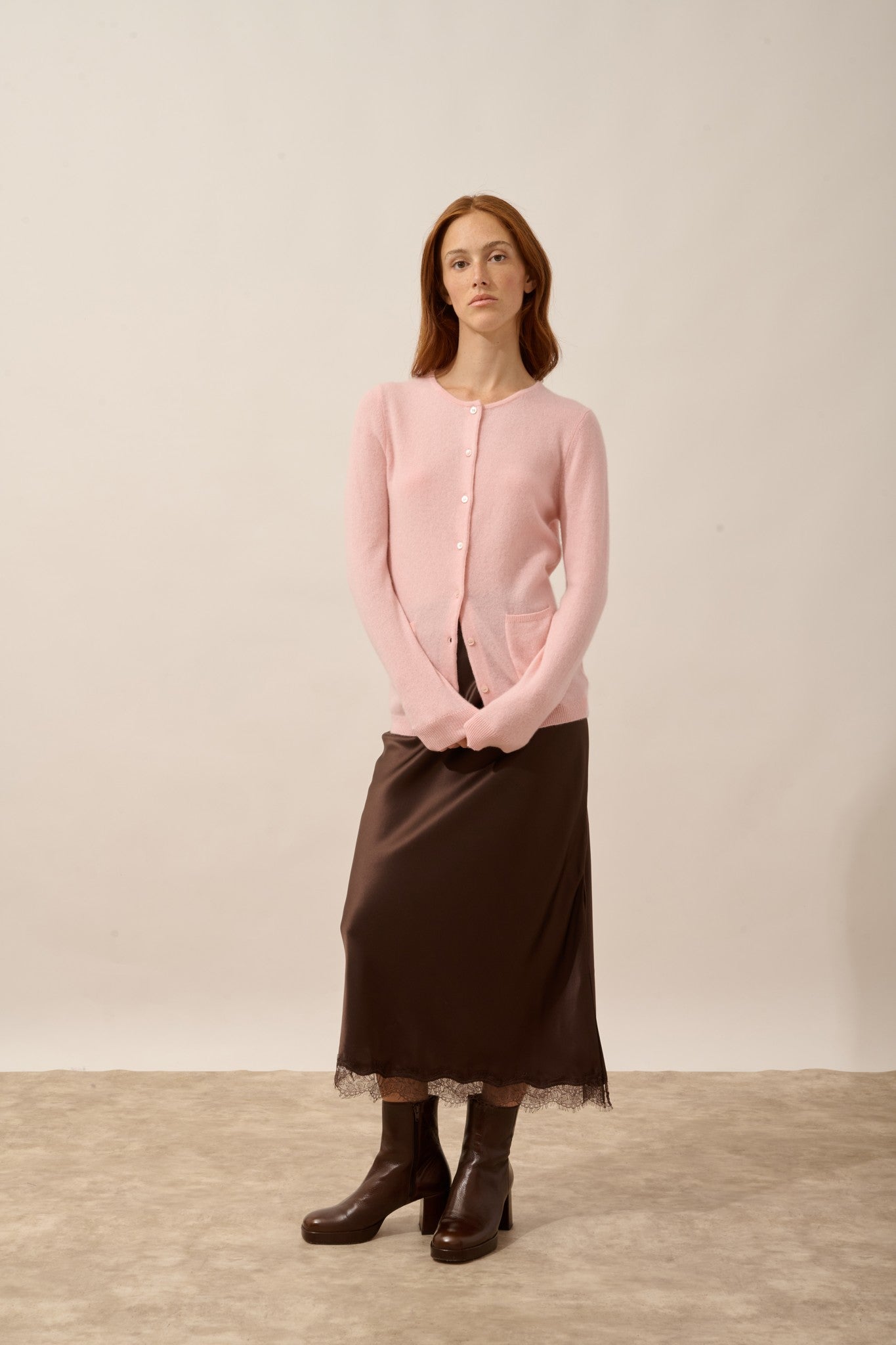 katharine cardigan col rond ballerine