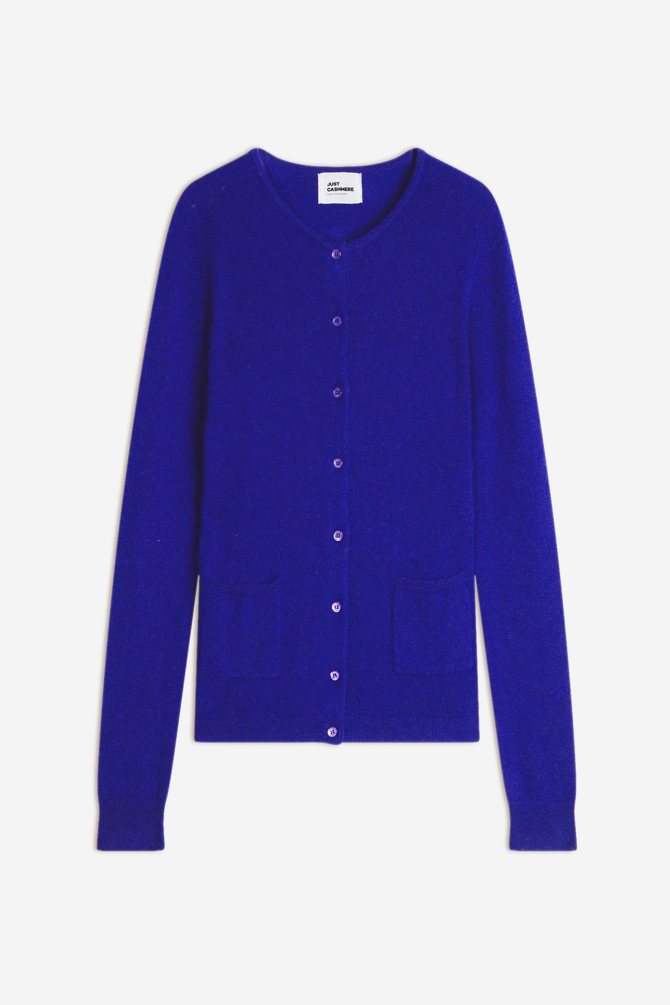katharine cardigan col rond indigo