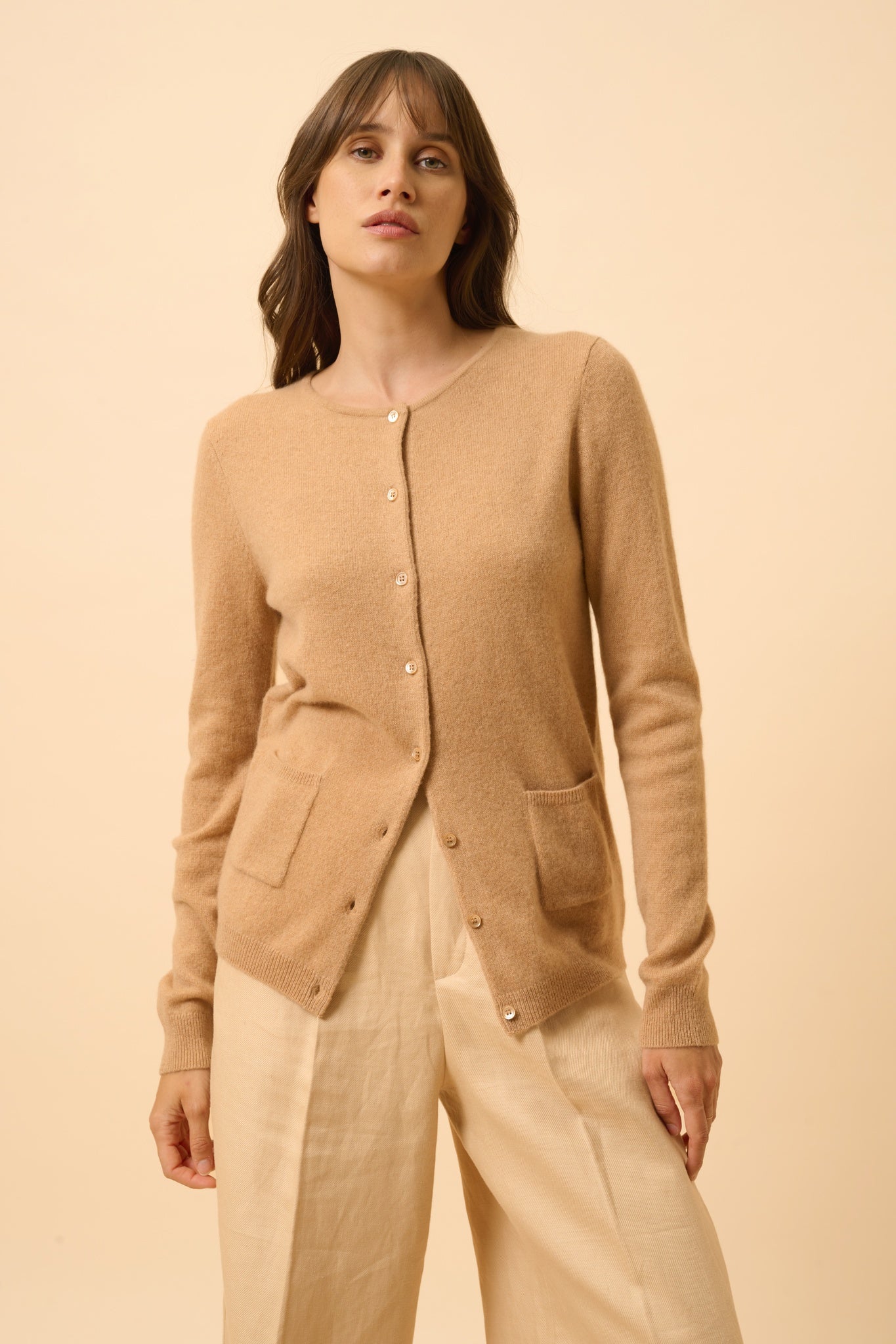 KATHARINE cardigan sahara round neck