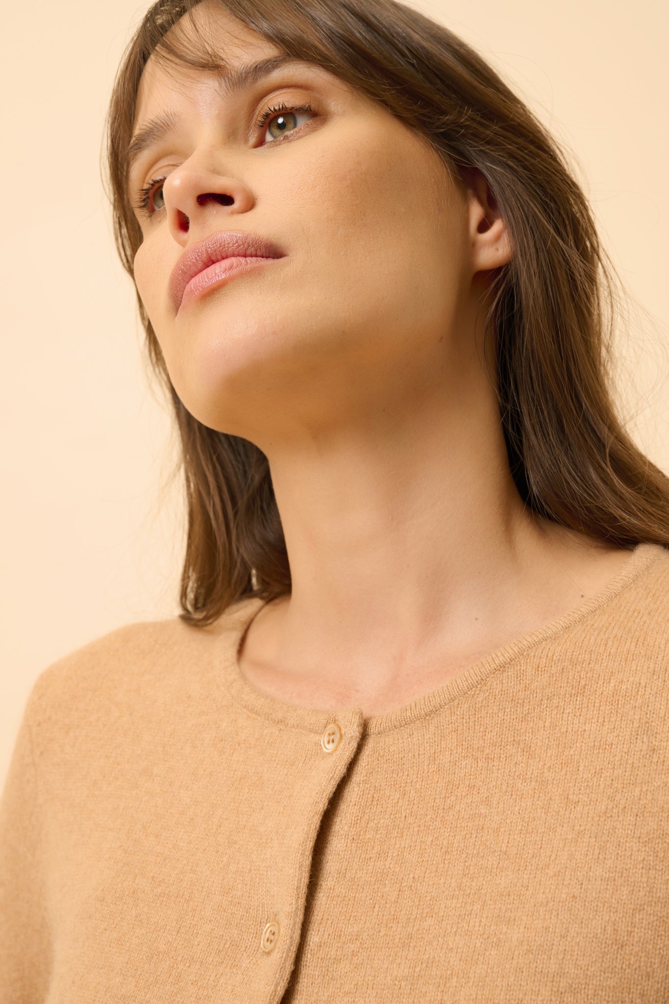 KATHARINE cardigan sahara round neck