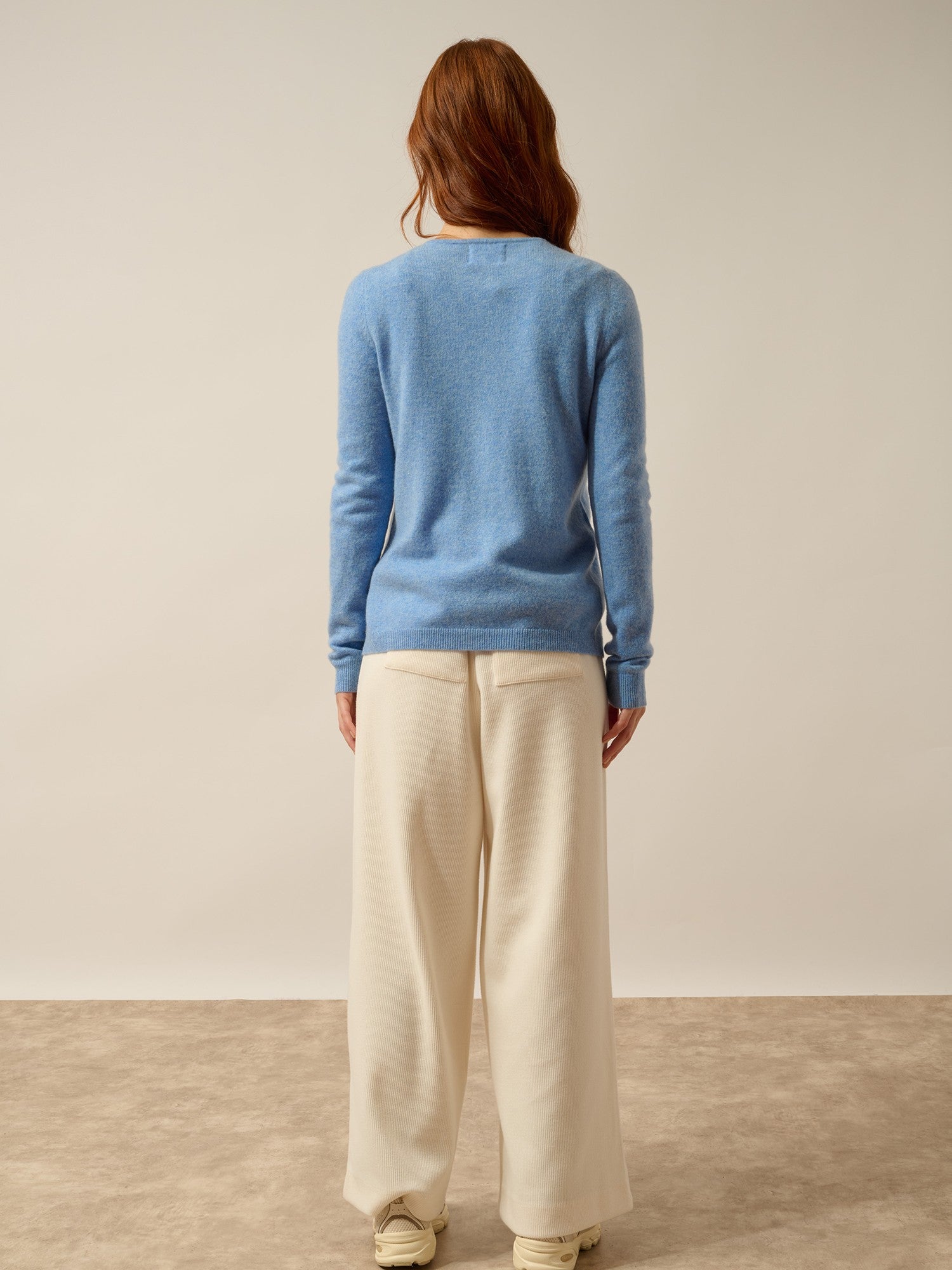 katharine cardigan col rond sky