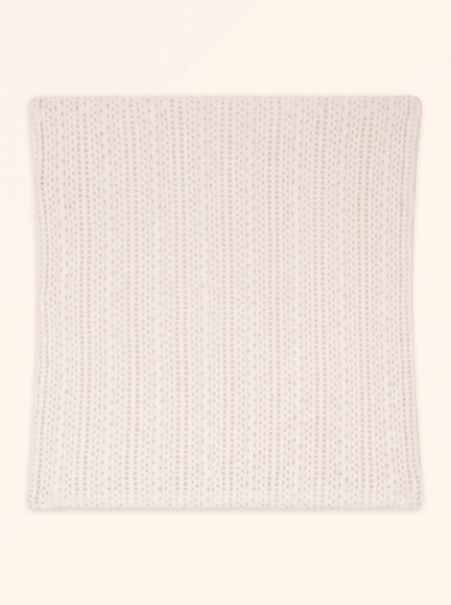 HAN Housse de Coussin 4 Fils Ivoire