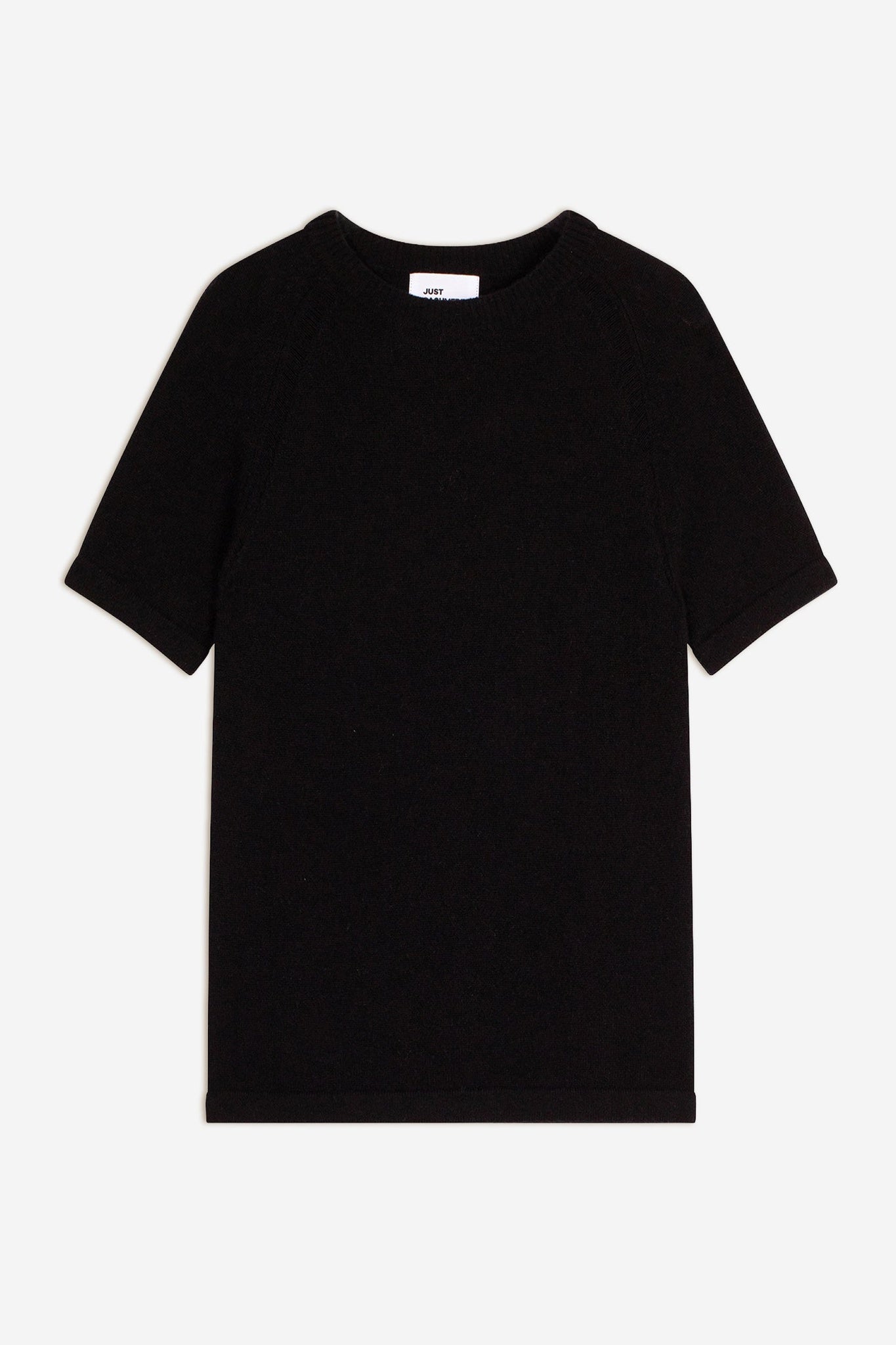 LAÏSA black round neck T-shirt