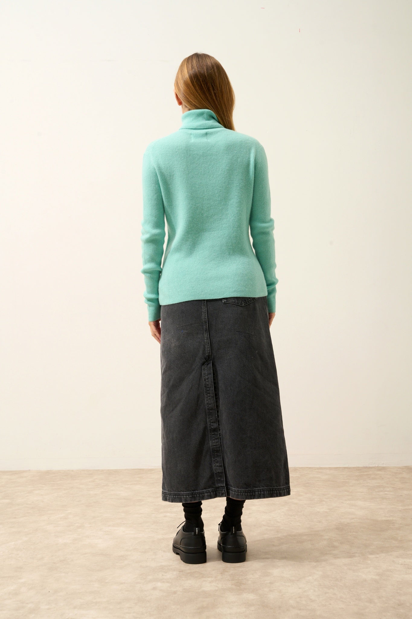 LANAIS turtleneck sweater jade