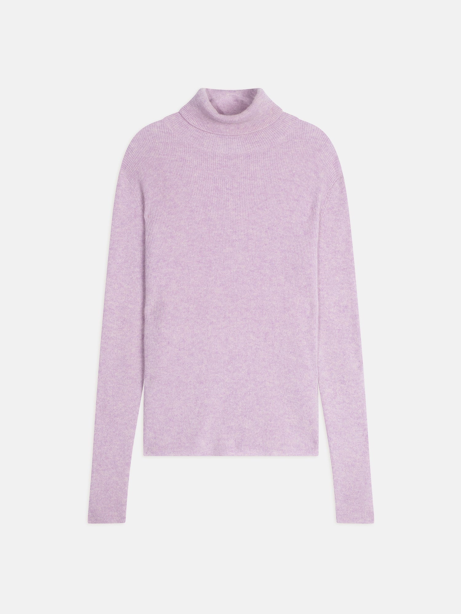 LANAIS mauve mottled turtleneck sweater