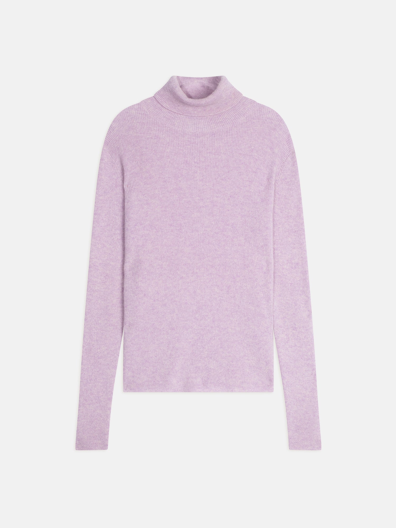 LANAIS pull col roulé mauve chiné
