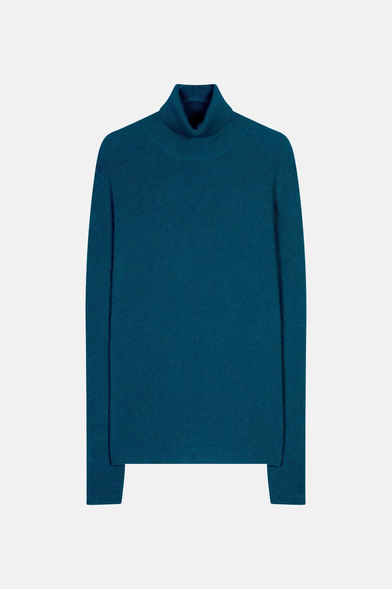 LANAIS pull col roulé paon
