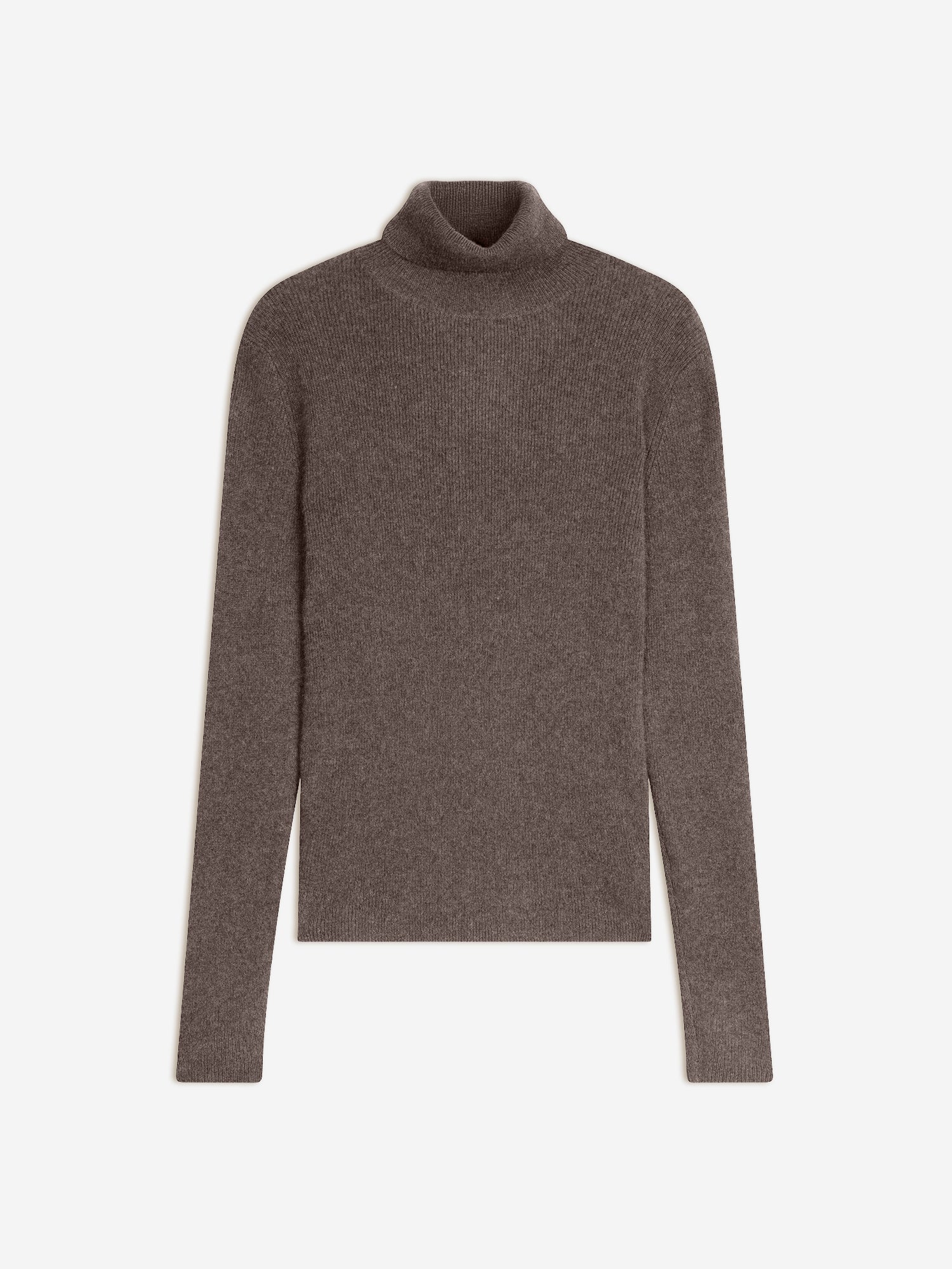 LANAIS pull col roulé taupe chiné