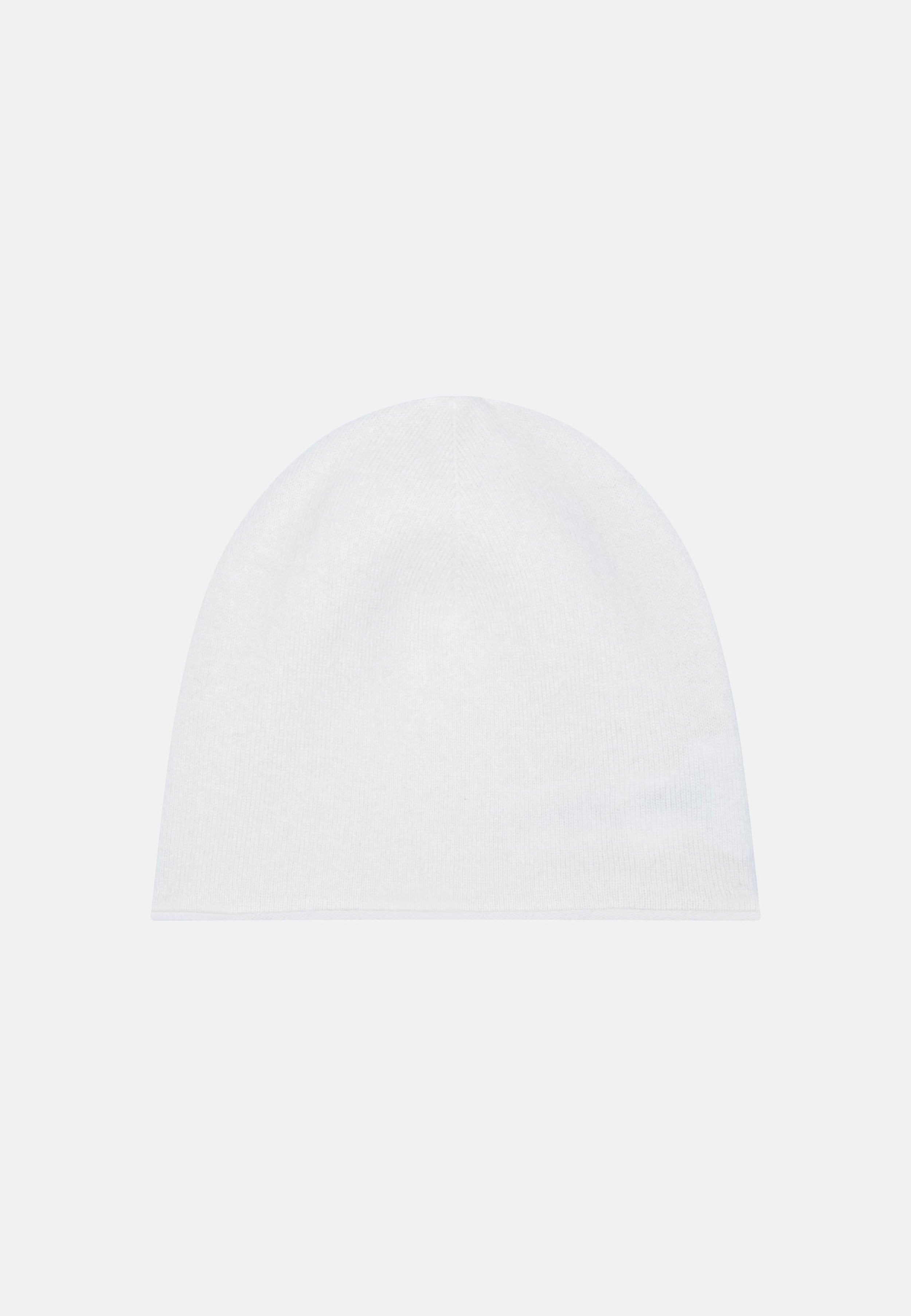 LAUREN ivory beanie 100% cashmere