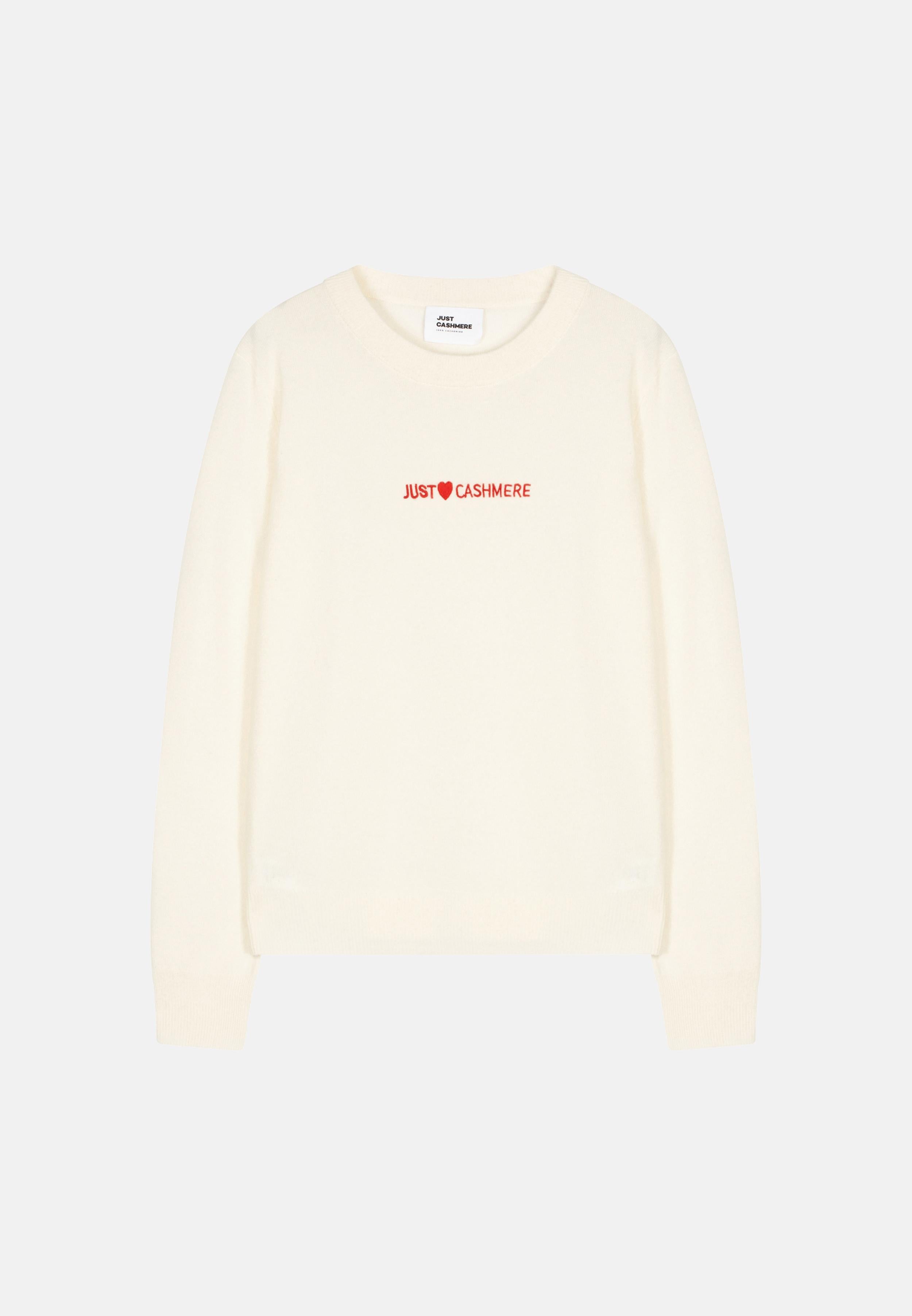 LEANA pull col rond ivoire