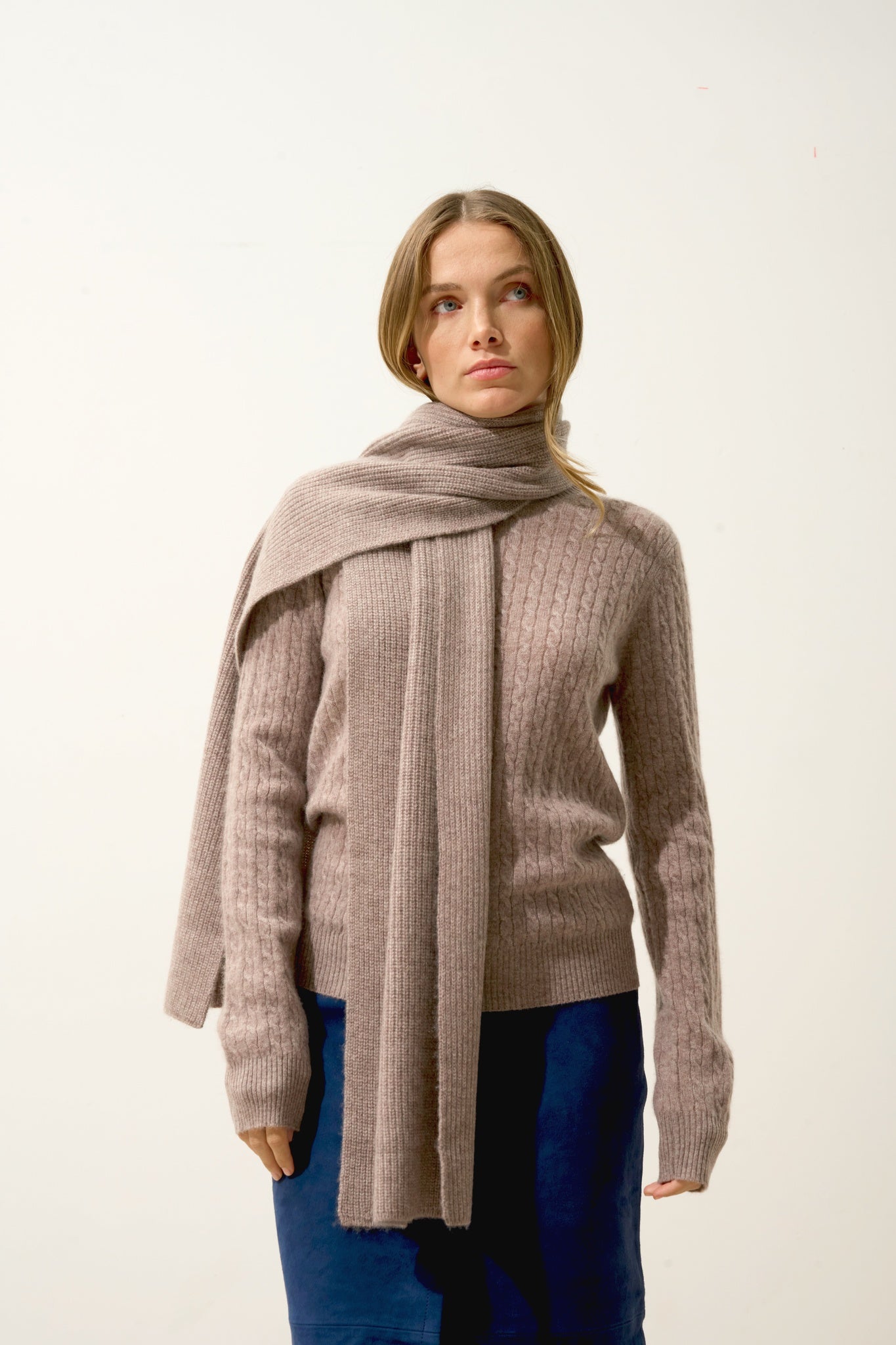 LEA écharpe 4 fils caribou chiné