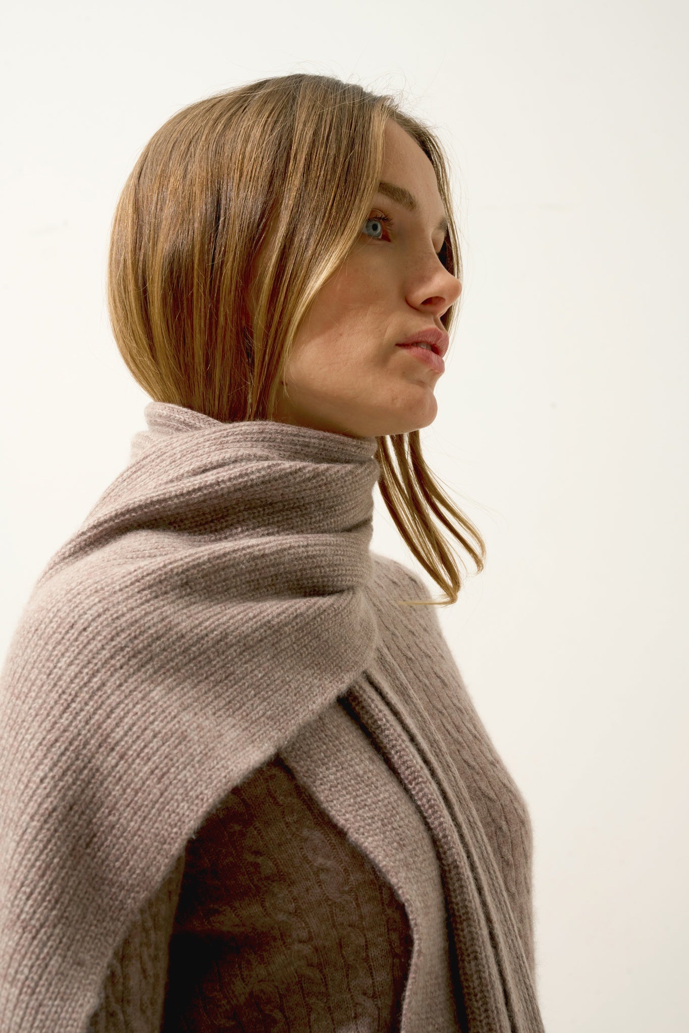 LEA écharpe 4 fils caribou chiné
