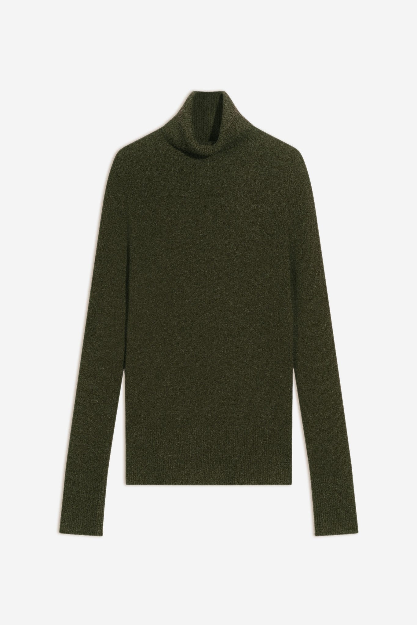 lexie pull col roulé kaki