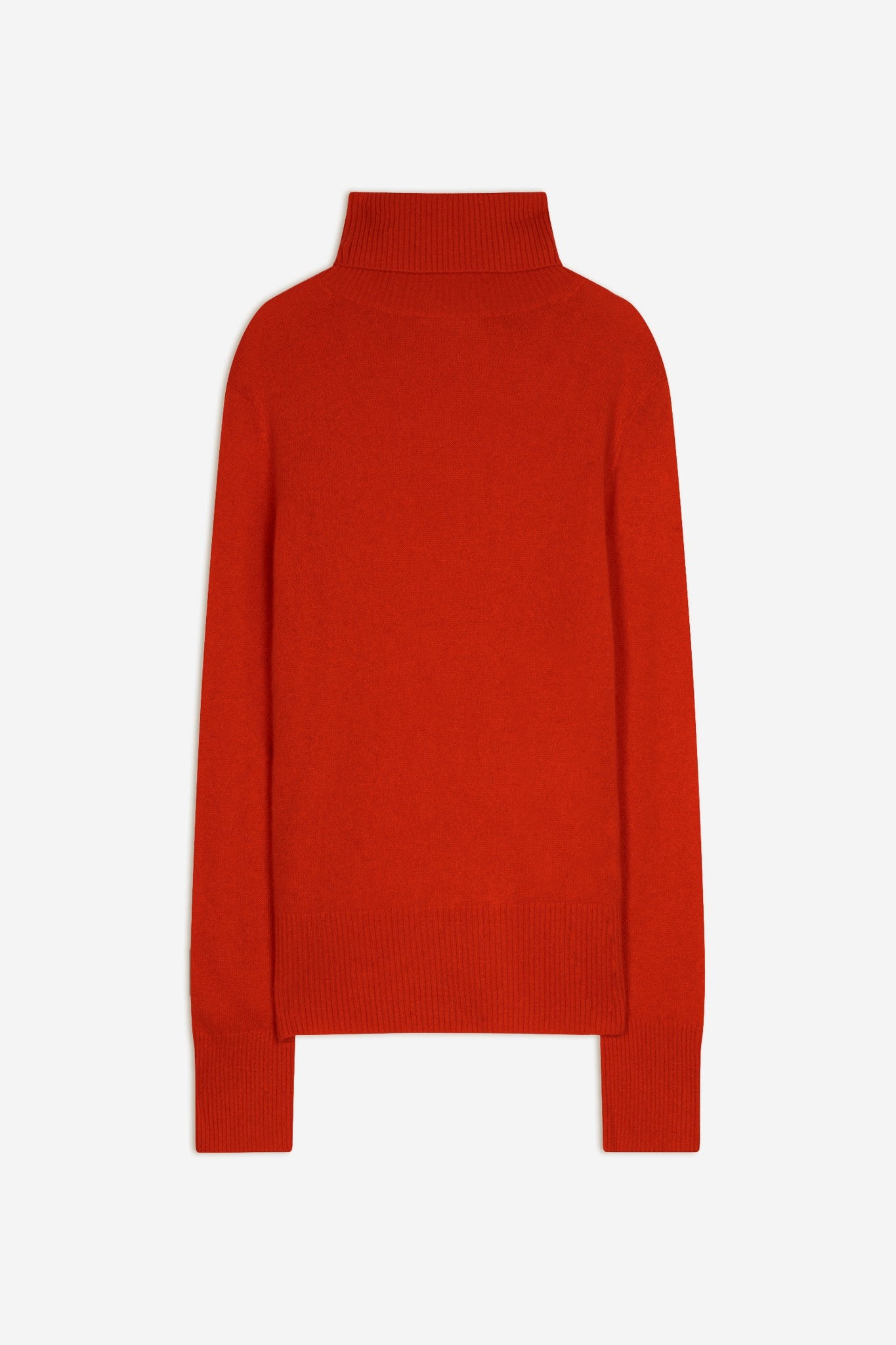 lexie pull col roulé tomate