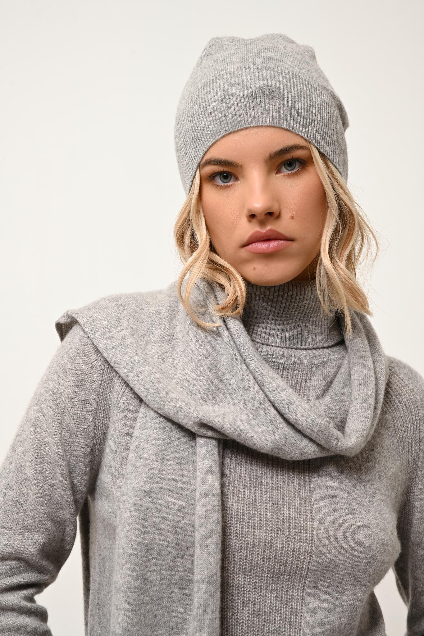 LILLY pull col roulé nuage chiné