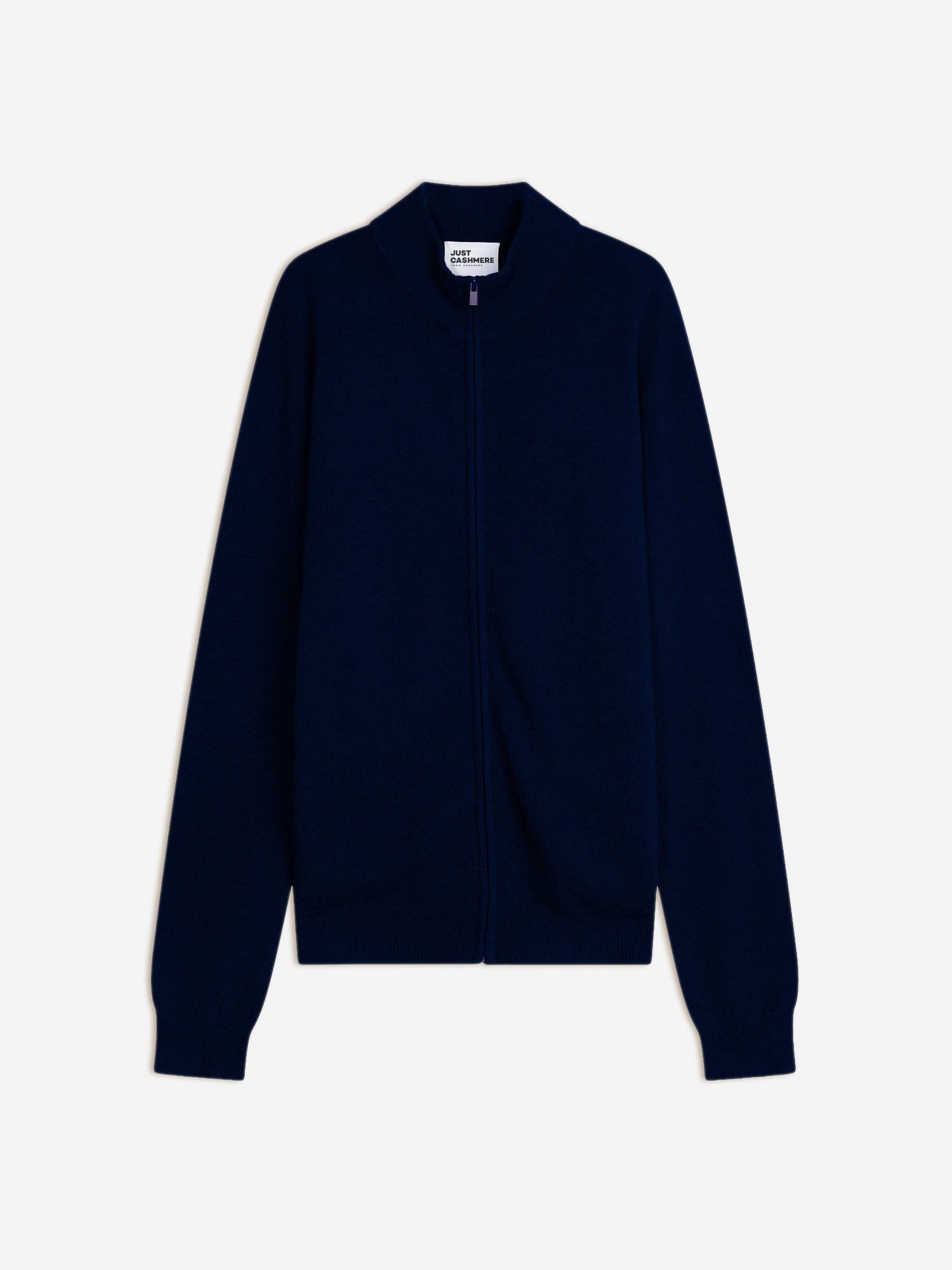 LILOU gilet zippé col montant navy