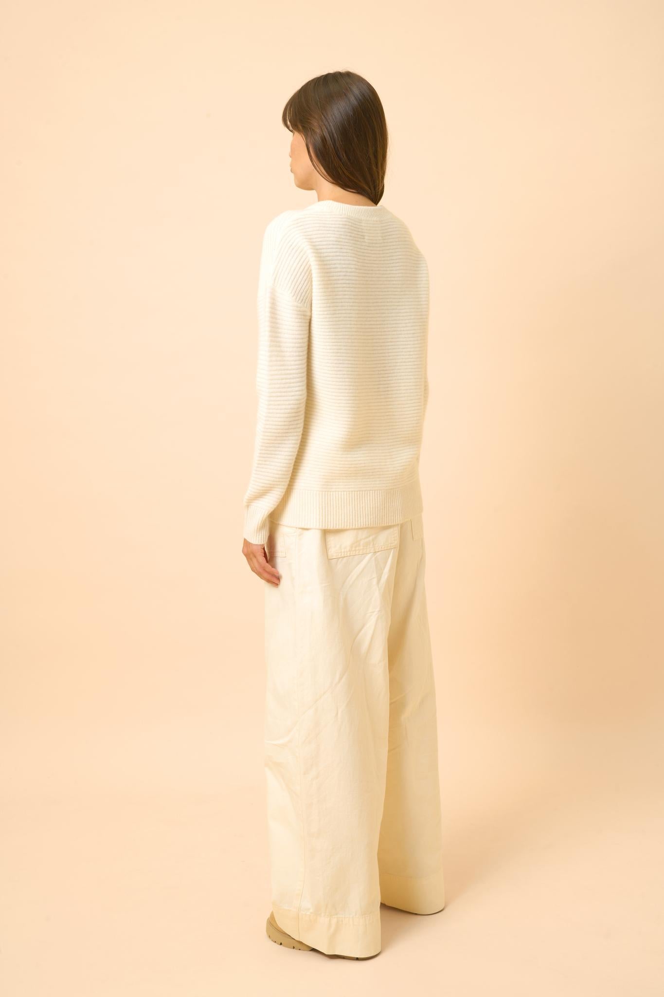 LOUNA pull col rond neige