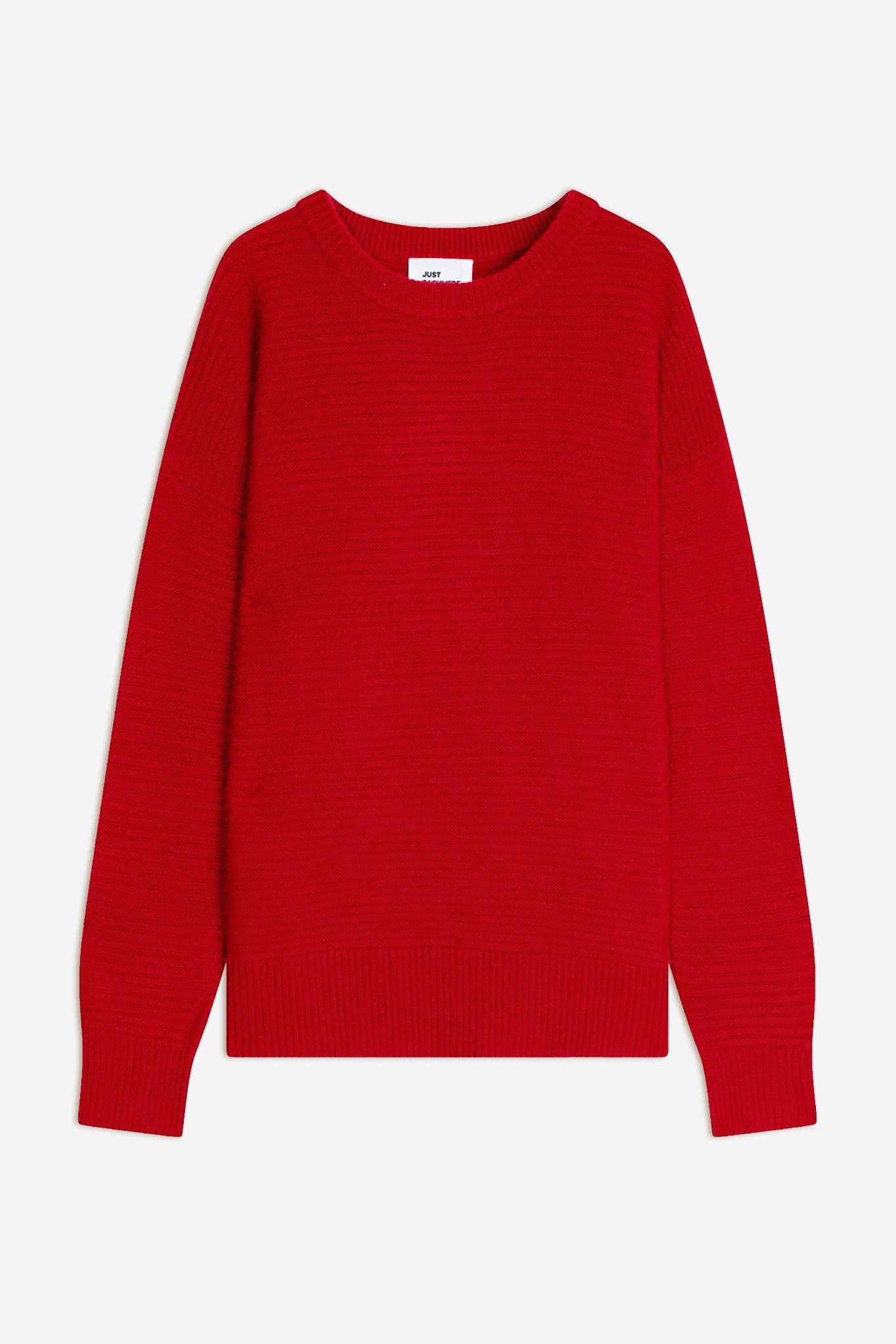 louna pull col rond rouge