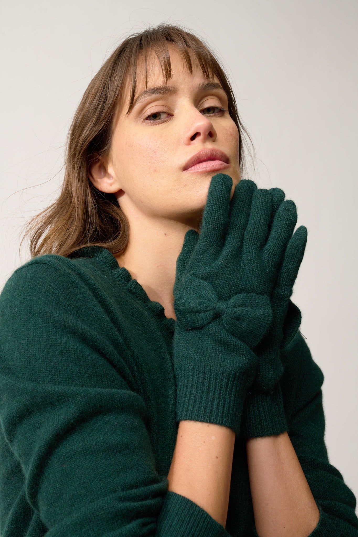 LUCY gants 4 fils cyprès