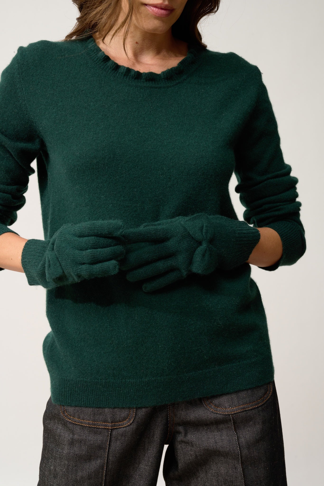 LUCY gants 4 fils cyprès