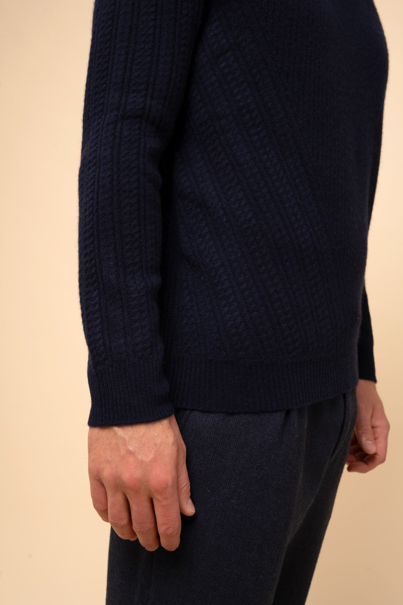 LUKKA pull col rond navy