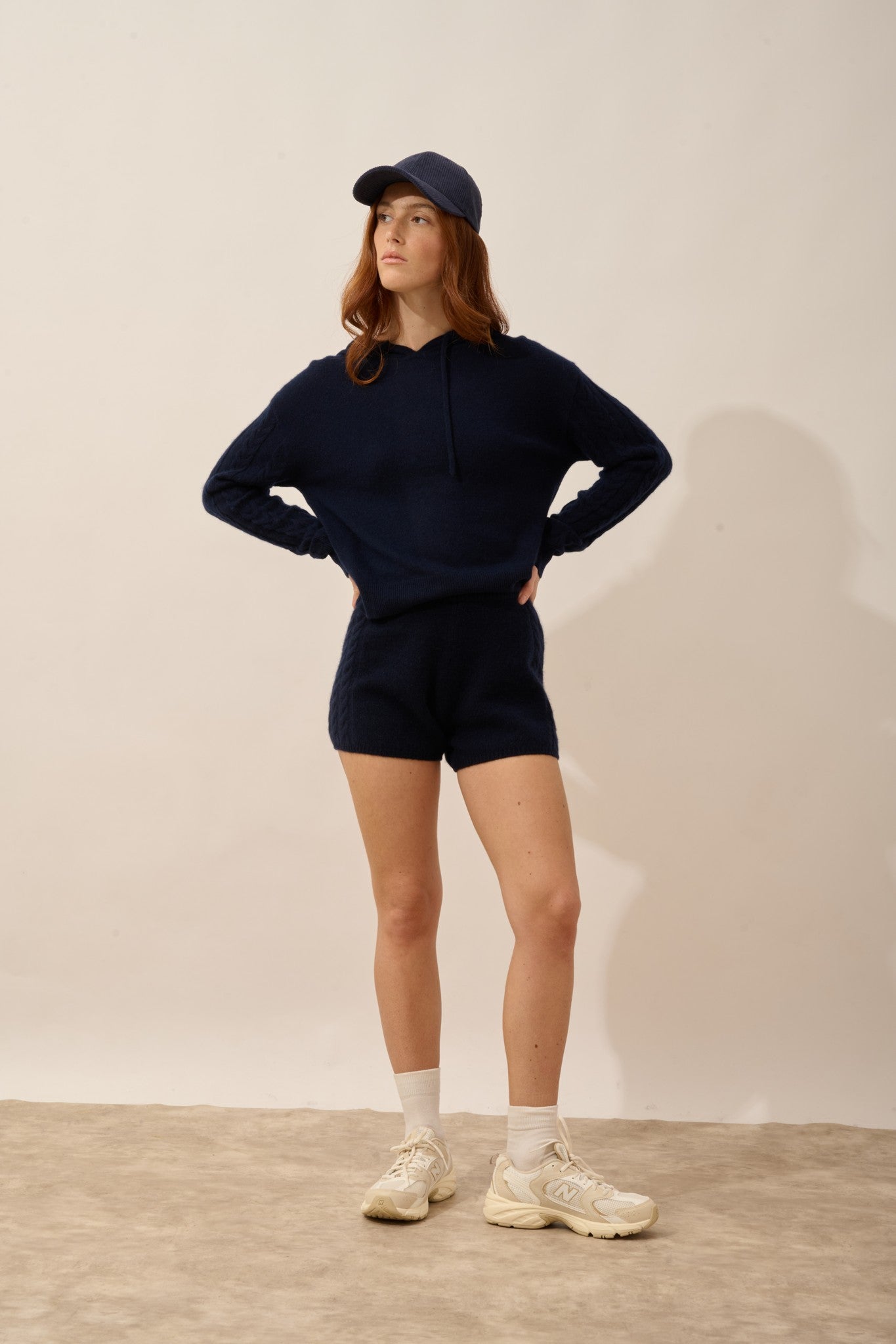luna short 4 fils navy
