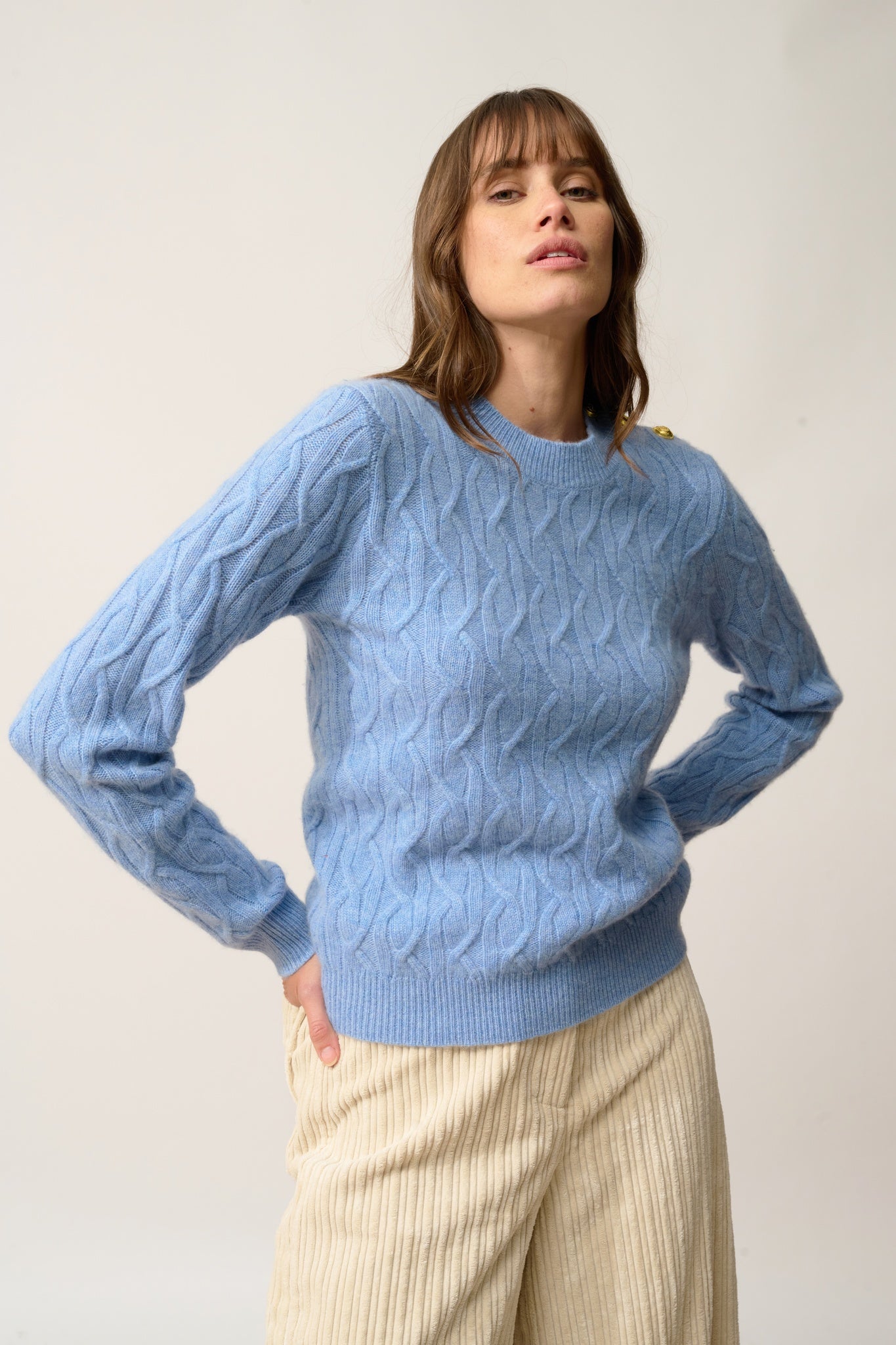 LYND pull col rond sky