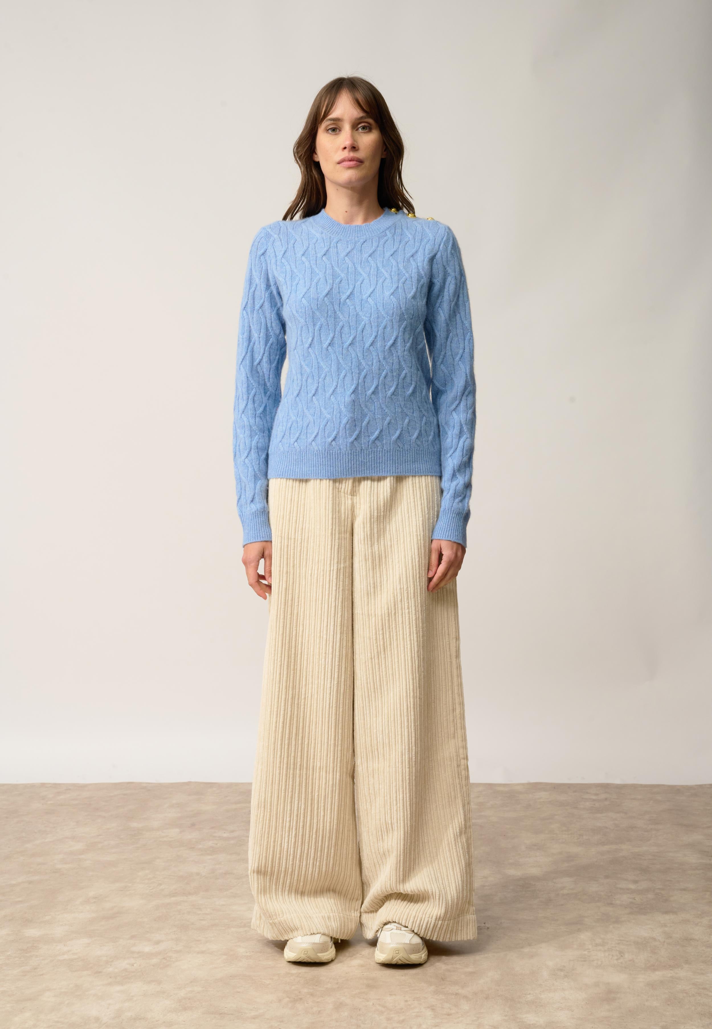 LYND pull col rond sky