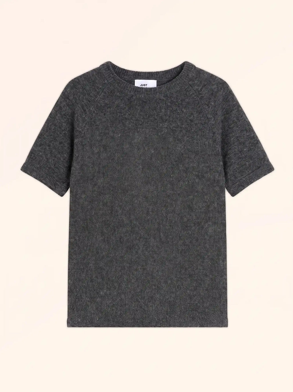 LAÏSA T-Shirt Col Rond Anthracite Chiné