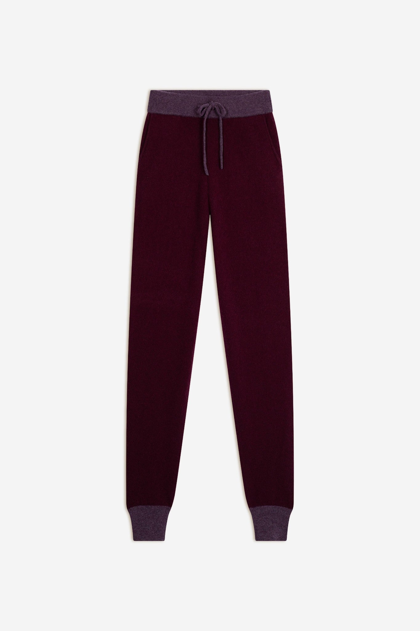 marceline jogging bi-color mûre/violet chiné