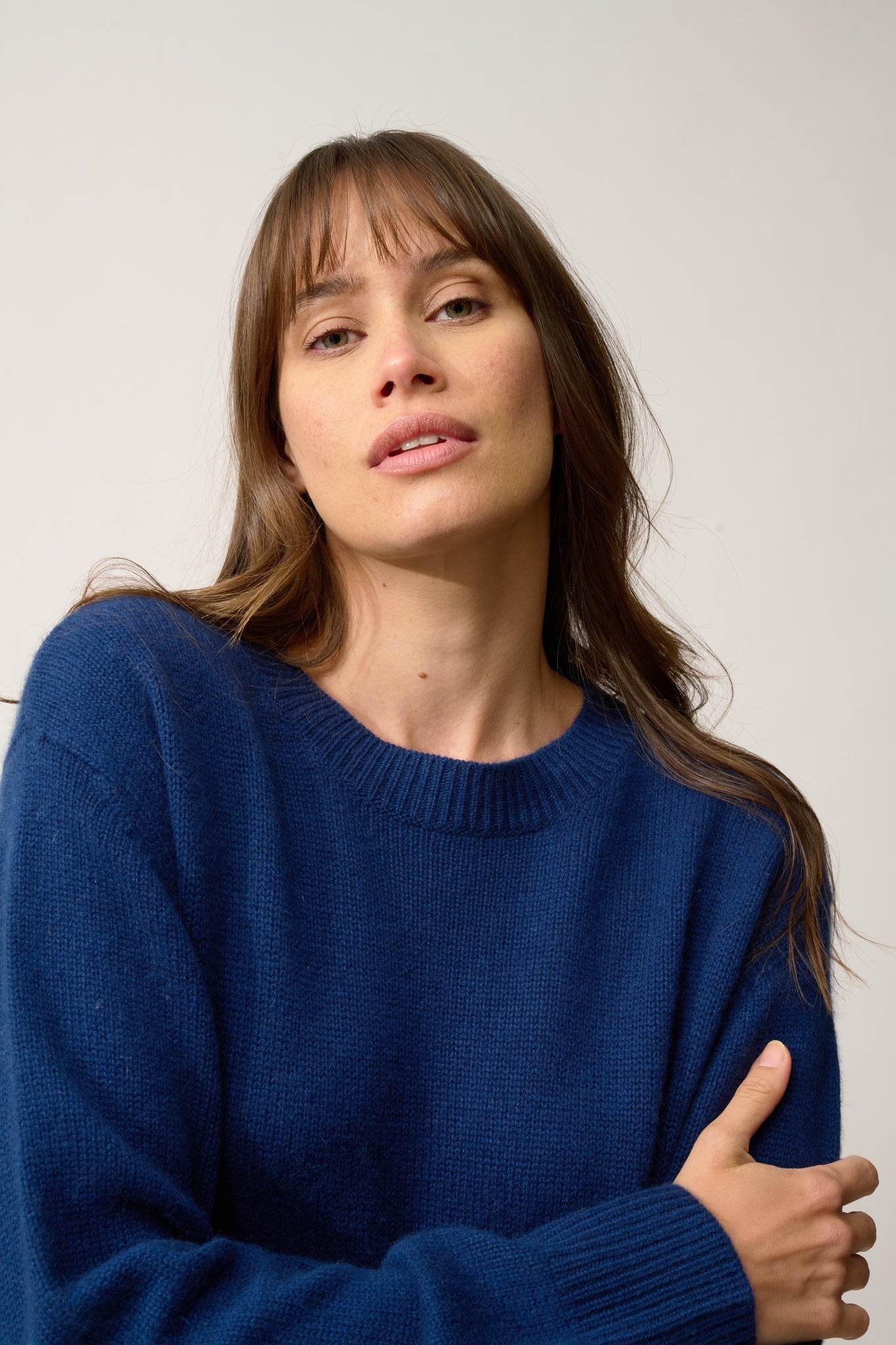 MARGAUX round-neck sweater midnight