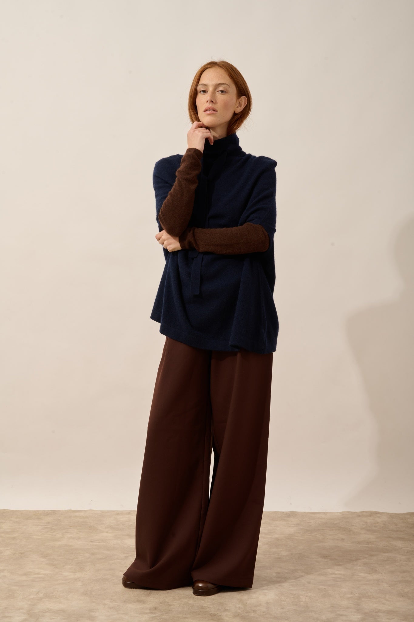 MIAMAR cape col rond cordon coulissant navy