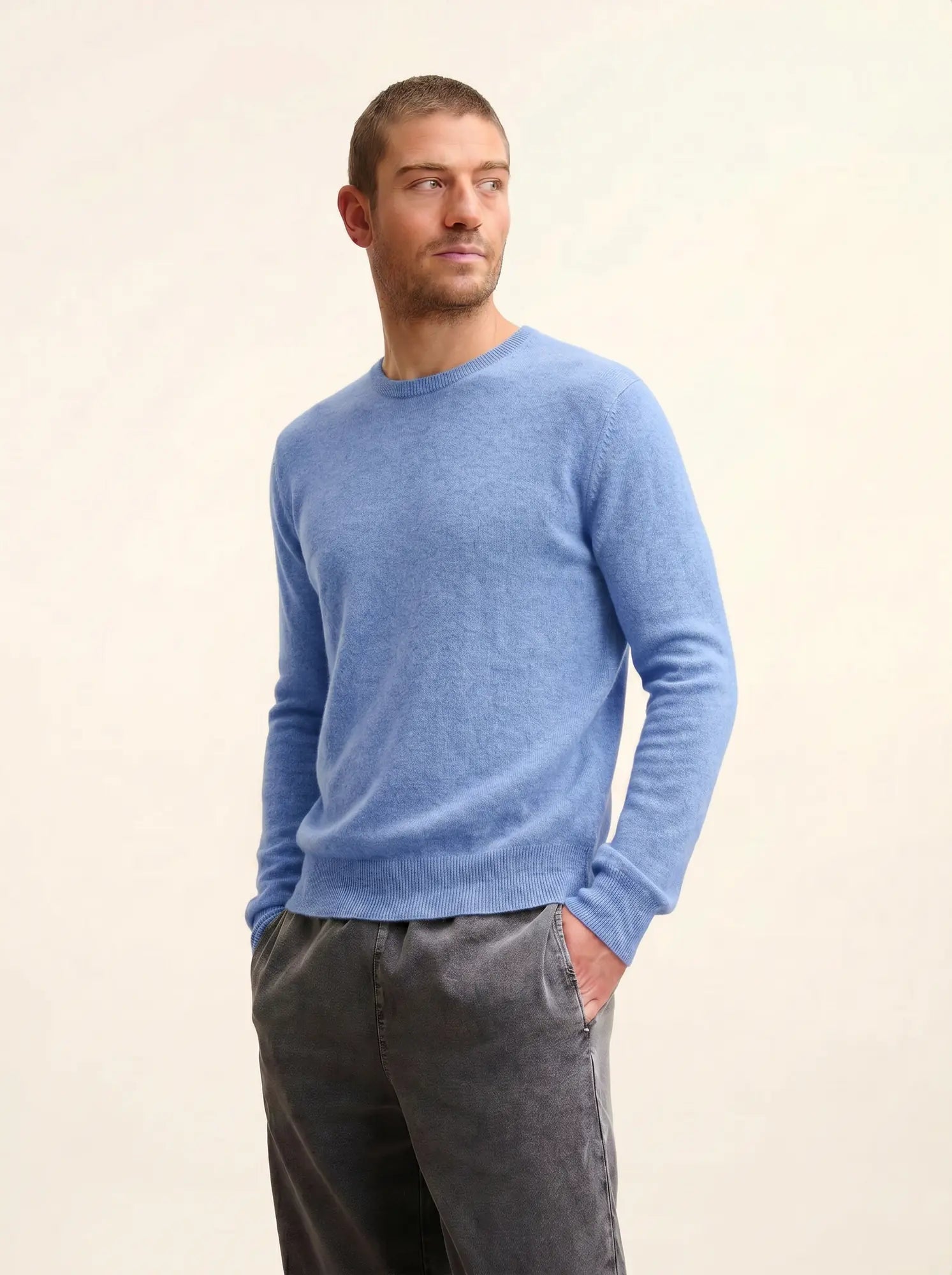 HOWARD Pull Col Rond Ciel