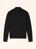 THOREN Gilet Zippé Col Camionneur 4 Fils Noir