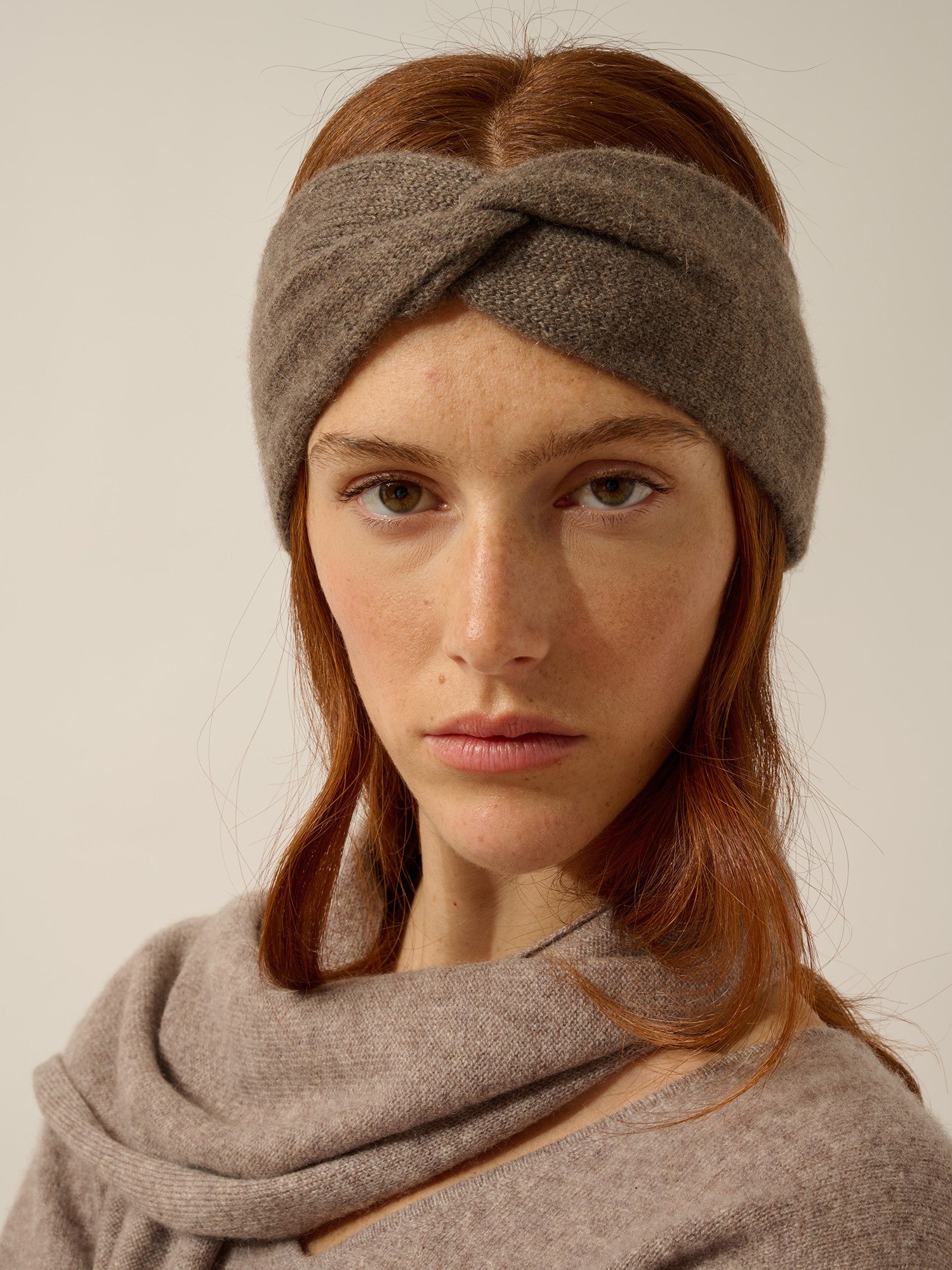 namad bandeau 4 fils taupe chiné