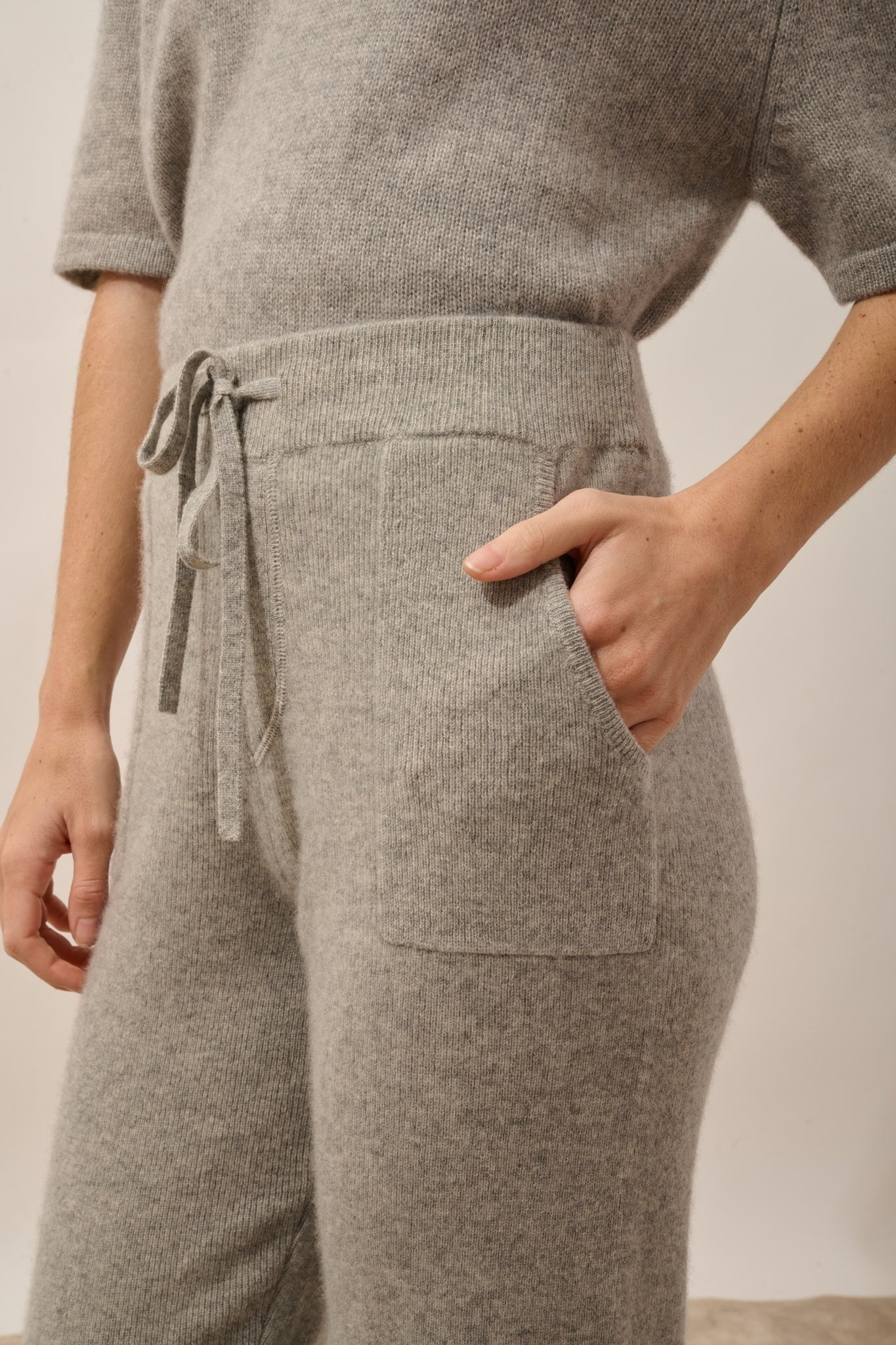 NAREL jogging gris chiné