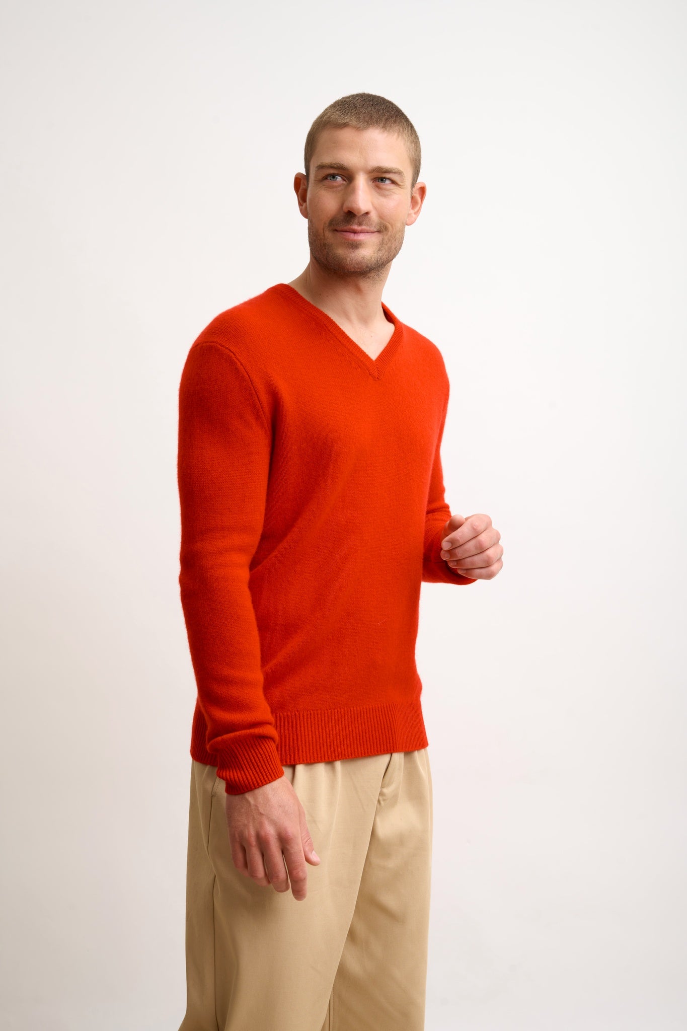 NATHAN  pull col v rouge