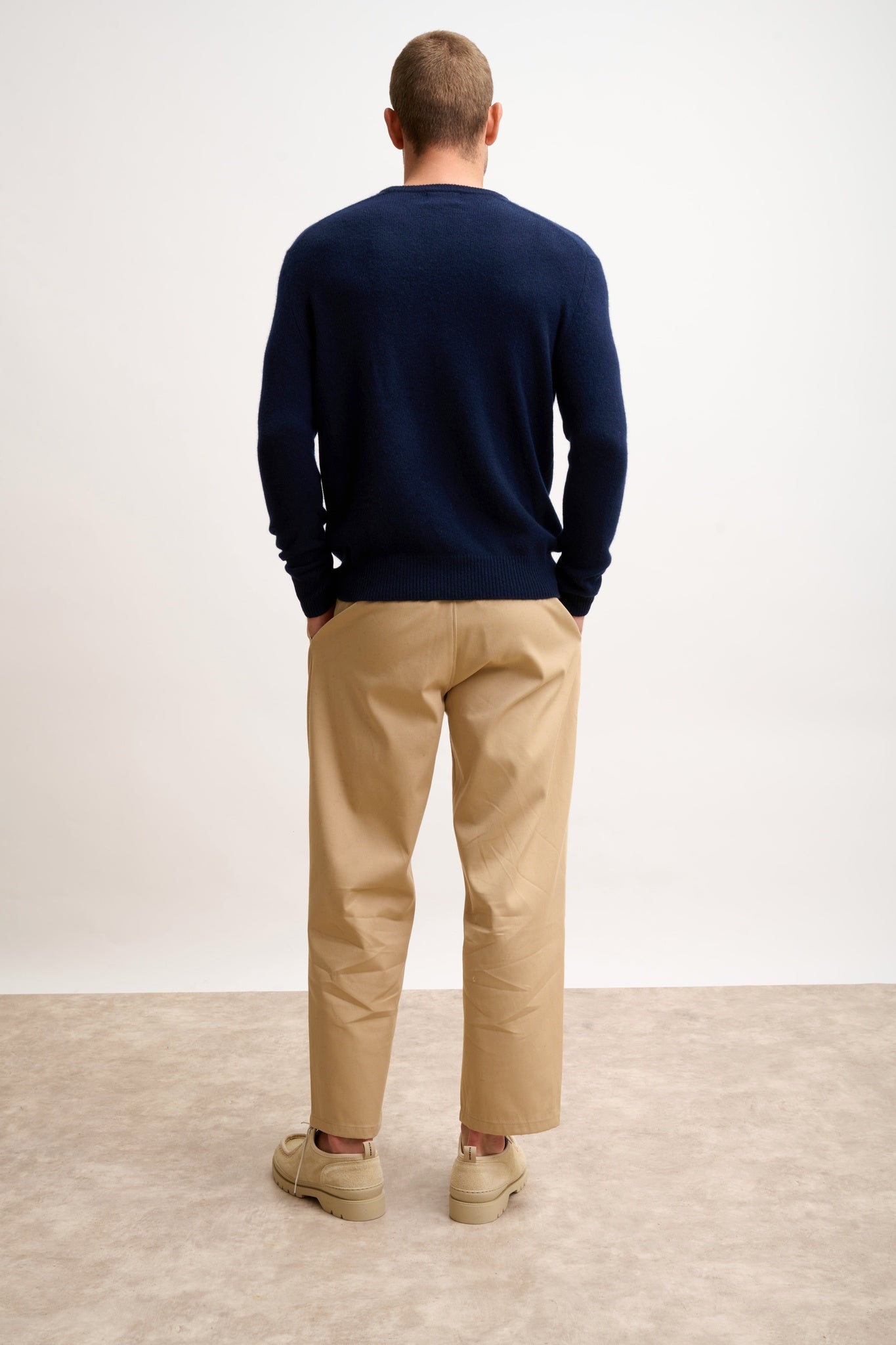 NATHAN pull col v navy