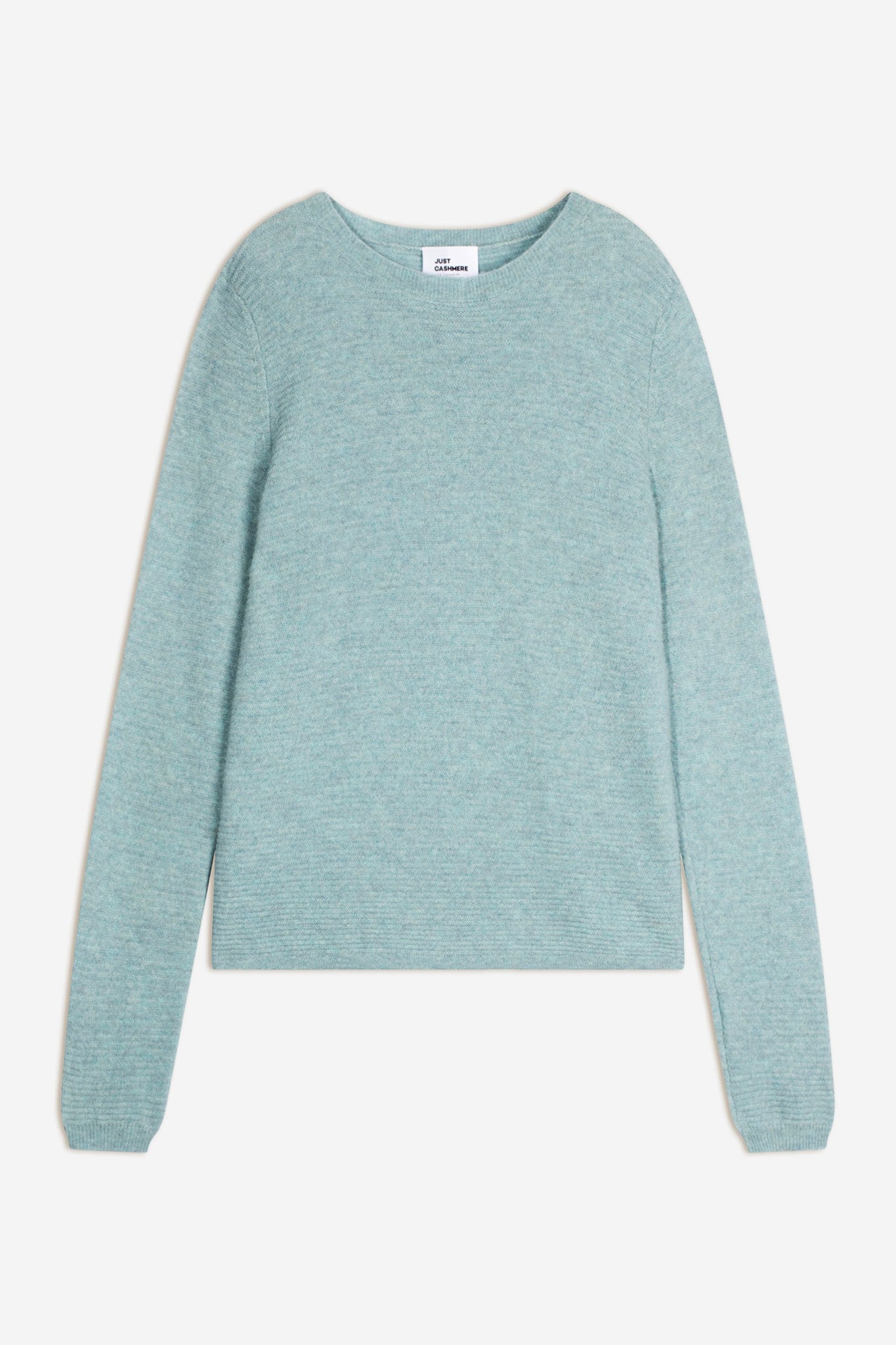 nethy pull col bateau aqua chiné